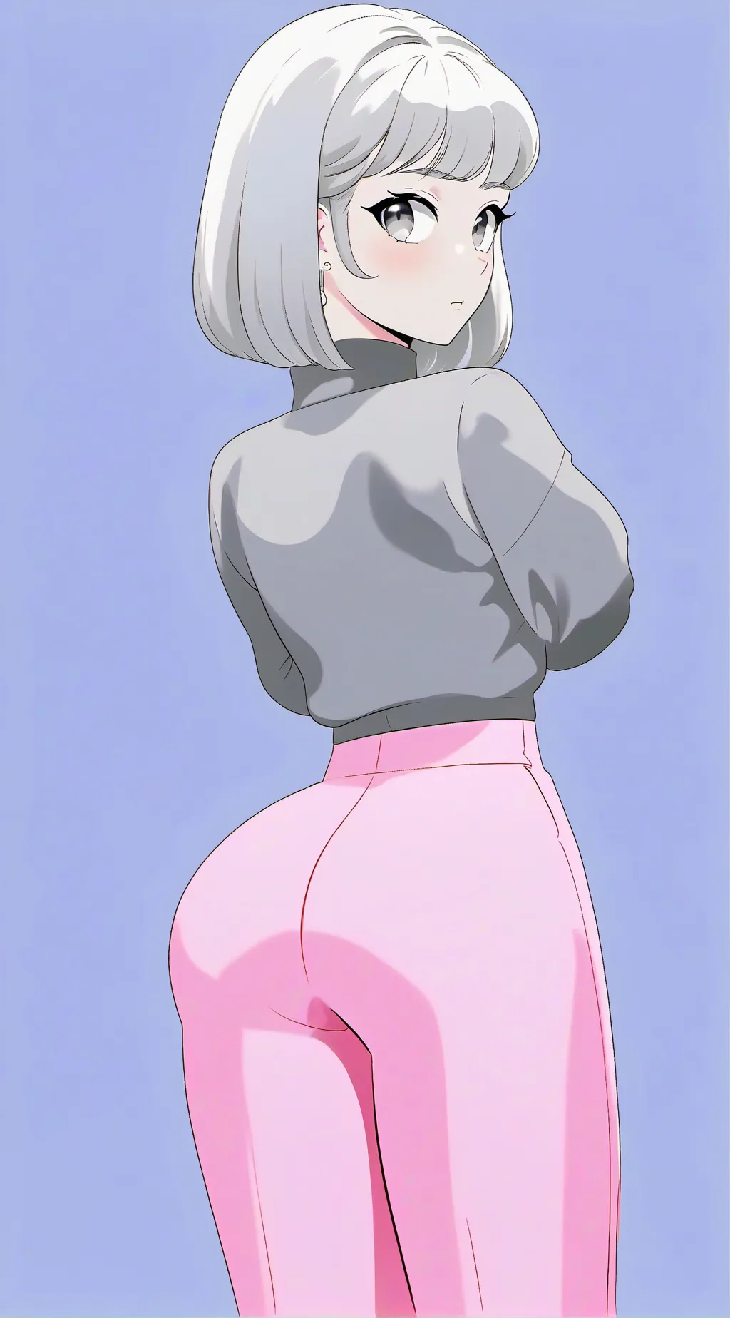 ai character: big butt sus poop background