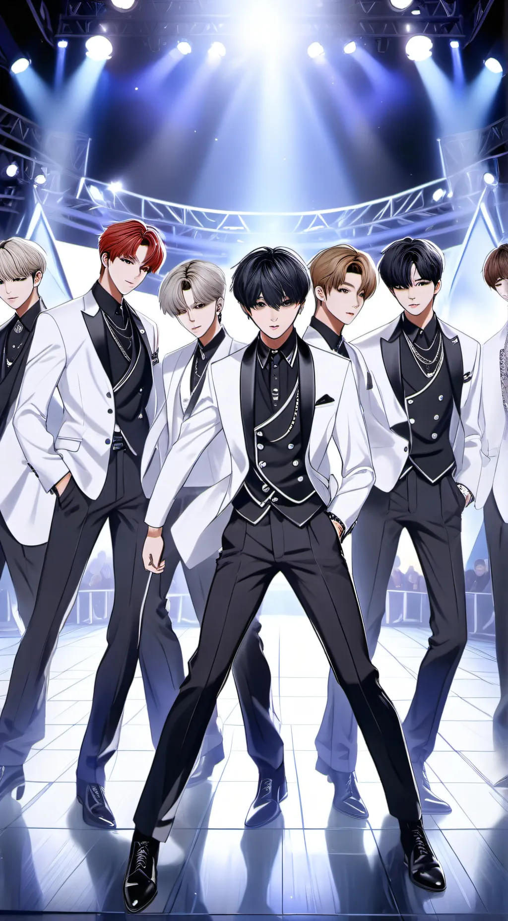 ai character: Enhypen background