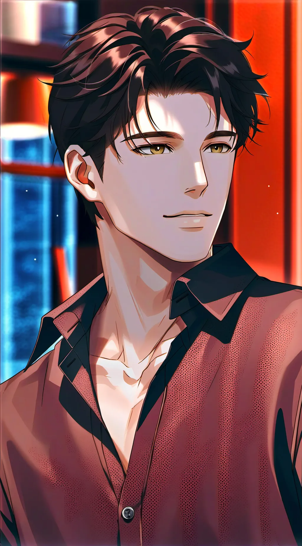 ai character: Darby  background