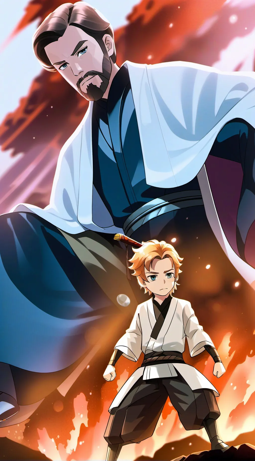 ai character: rots background