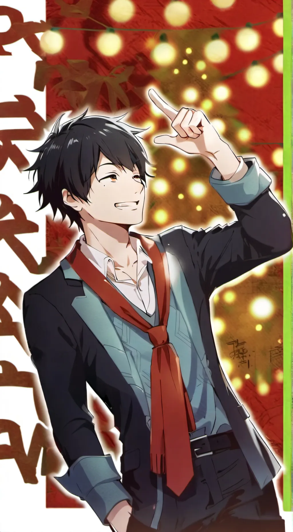 ai character: sero🖤 background