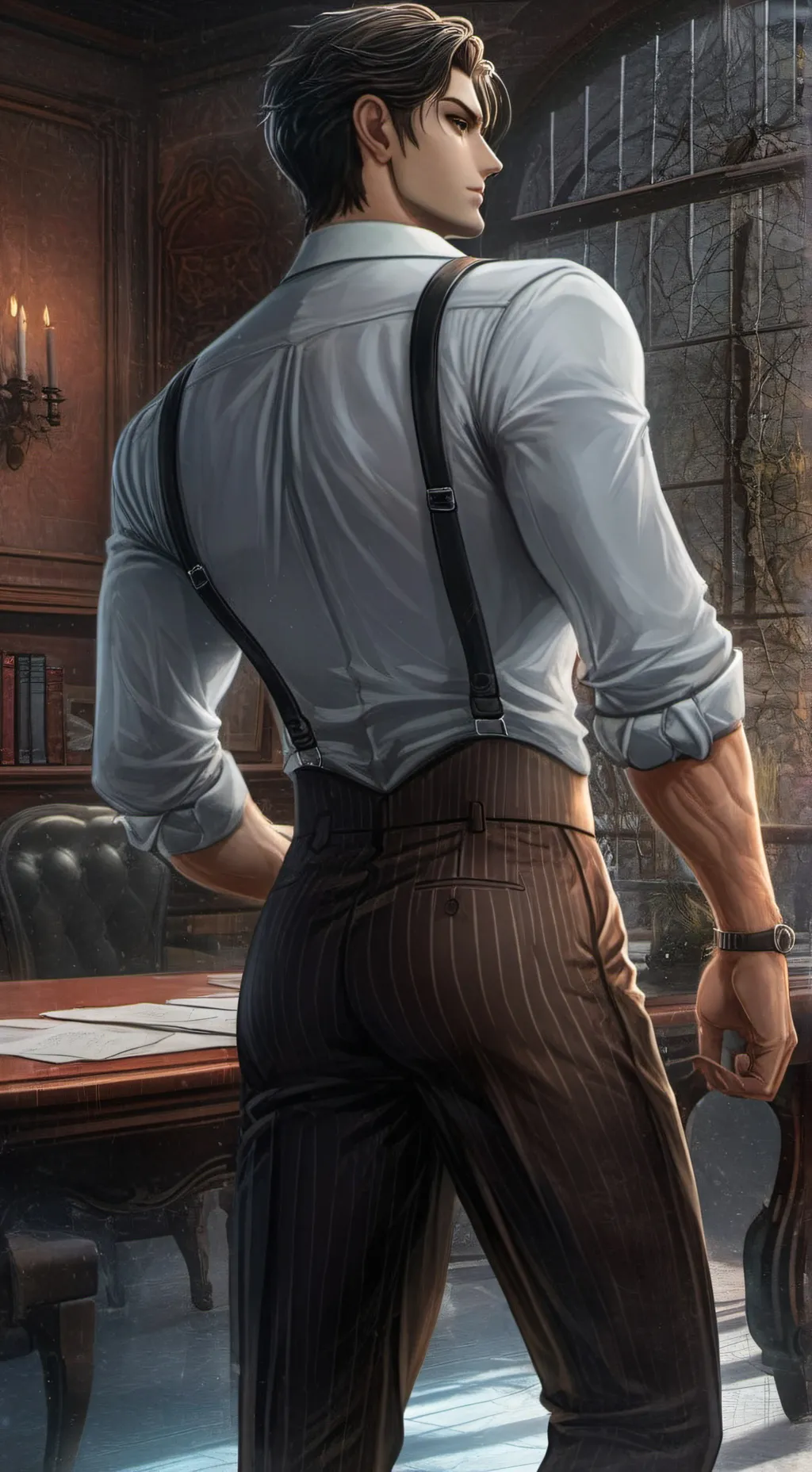 ai character: Hugo background