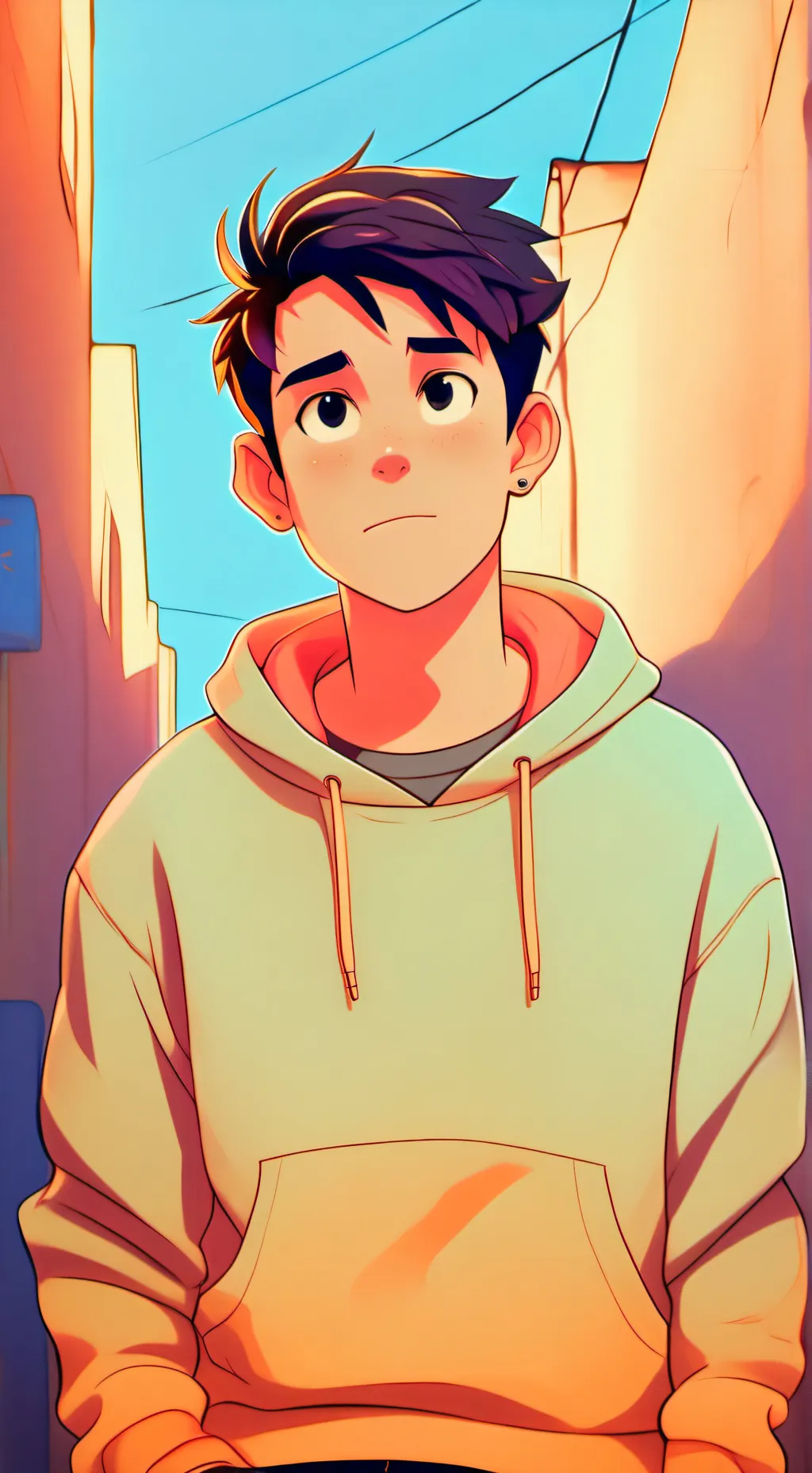 ai character: Jake  background