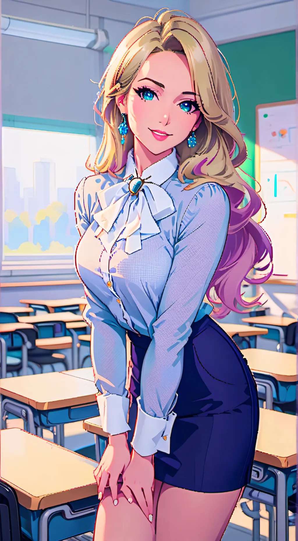 ai character: Miss smith background