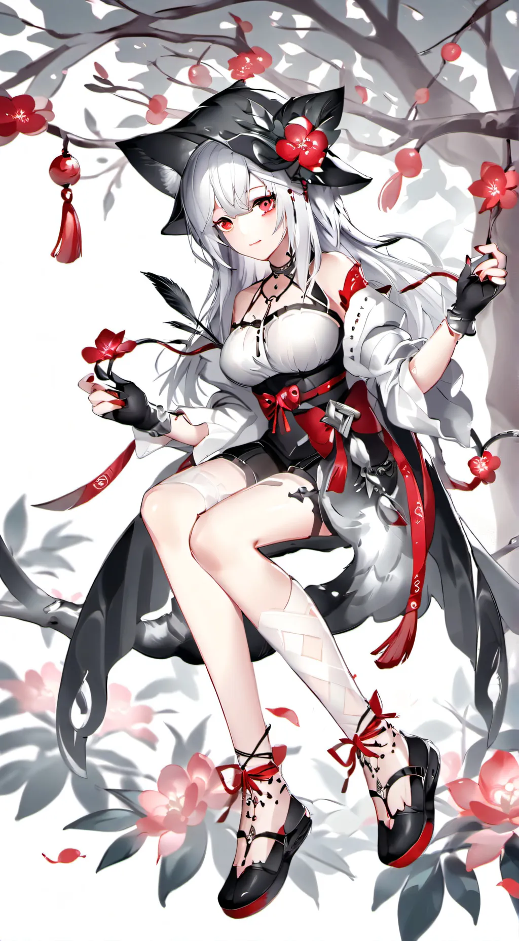 ai character: Catgirl Rosie background