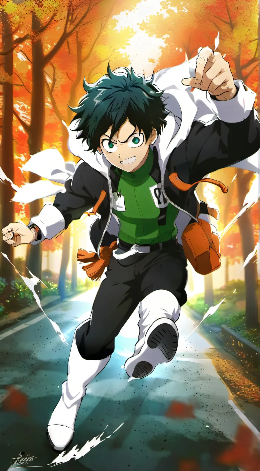 ai character: Mha smart!!! background