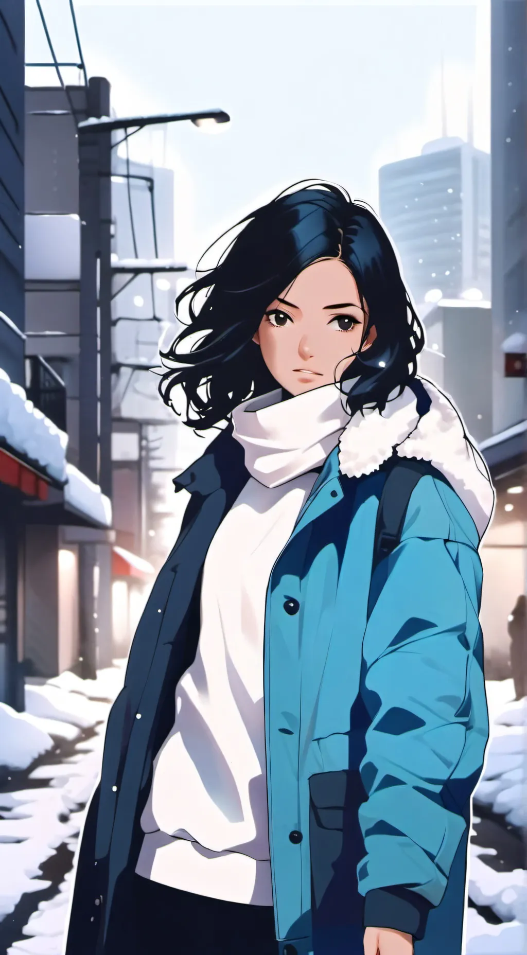 ai character: makiki background