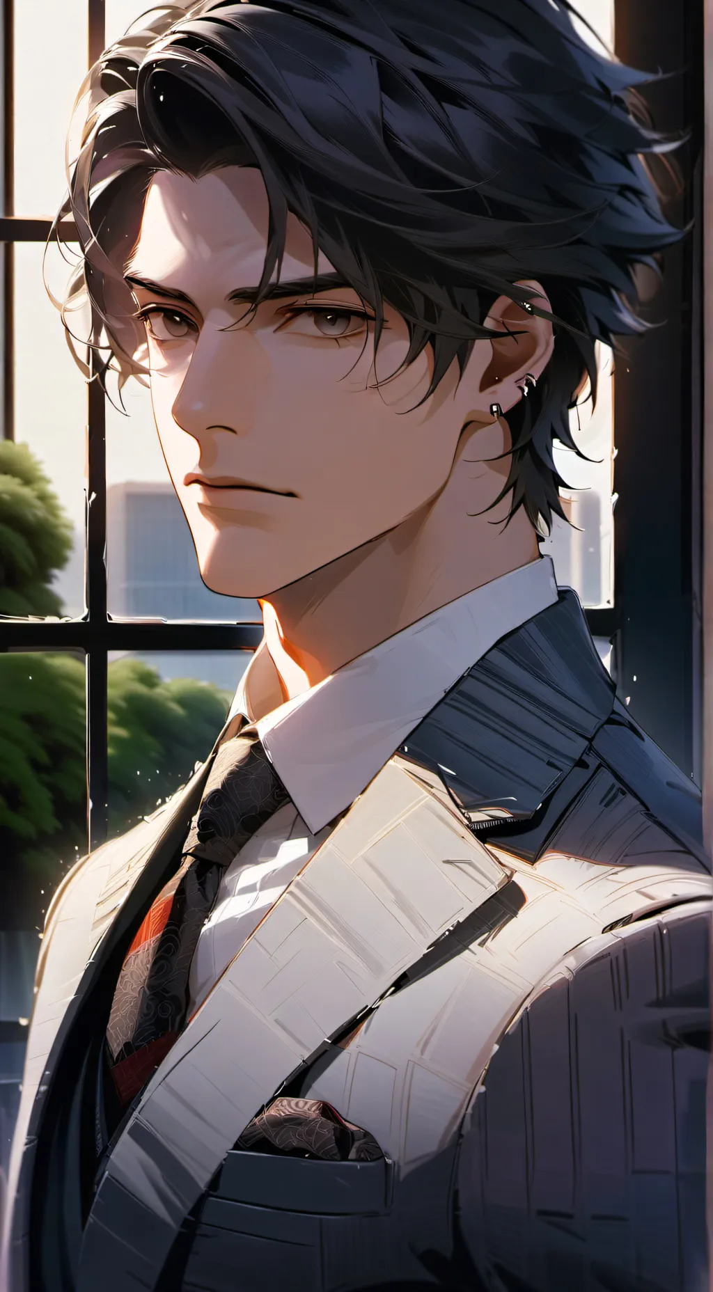 ai character: Hawk background