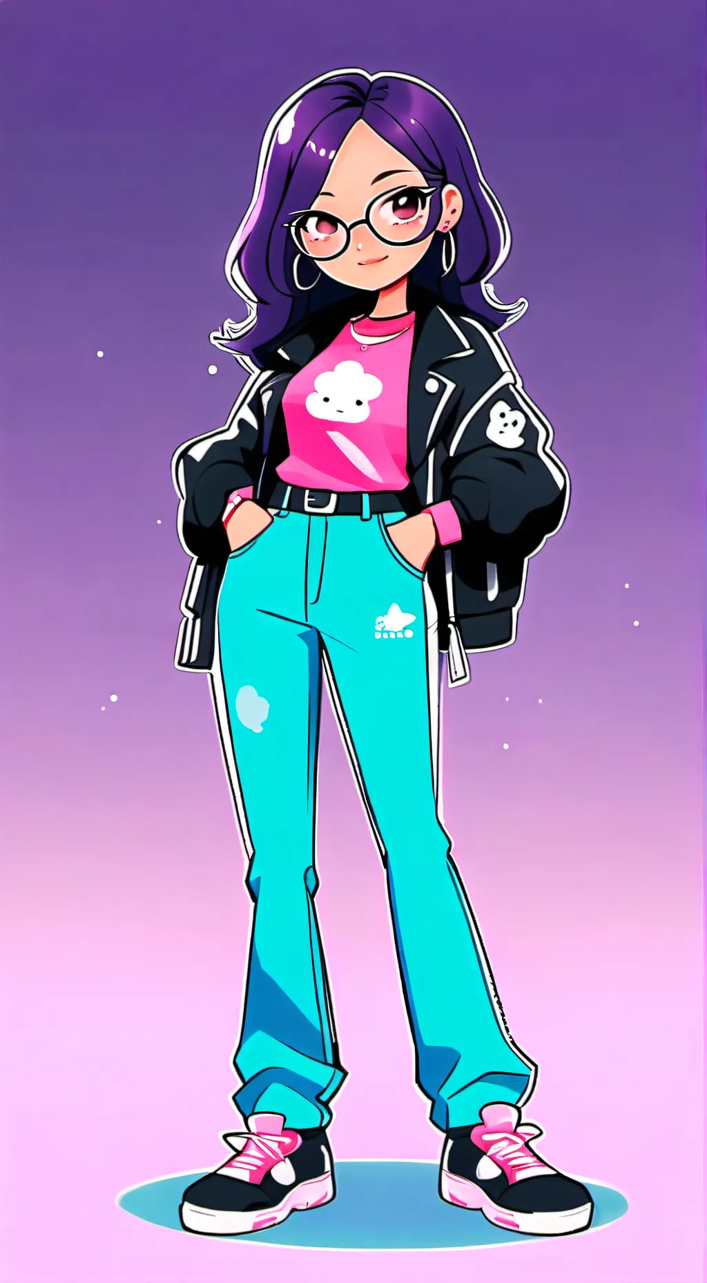 ai character: Hola  background