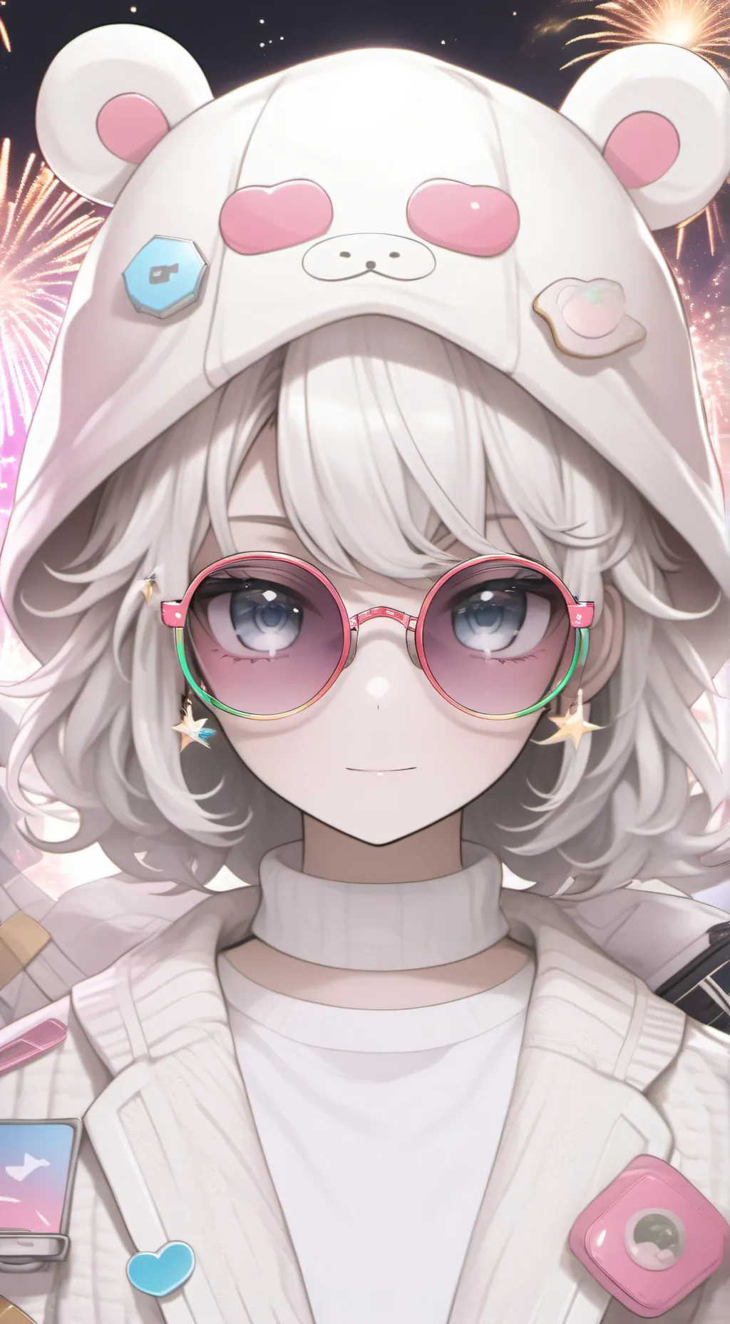 ai character: Prof. Vison Vibes background