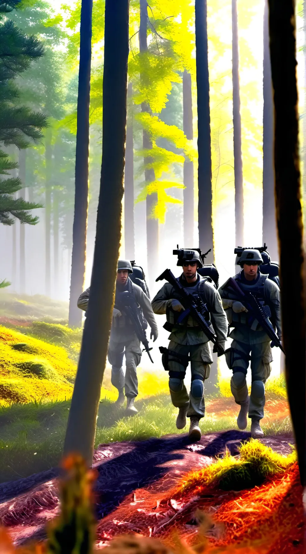 ai character: Soldiers 3 background