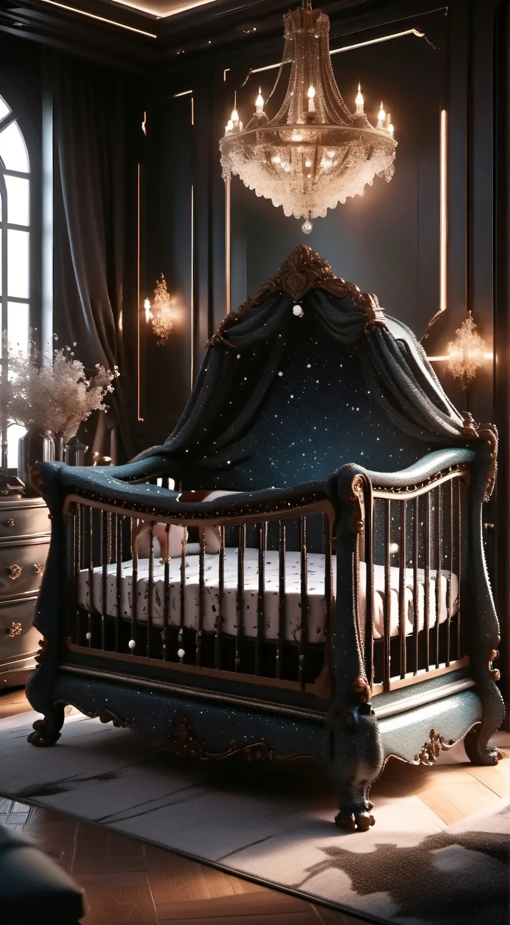 ai character: treated like ababy background