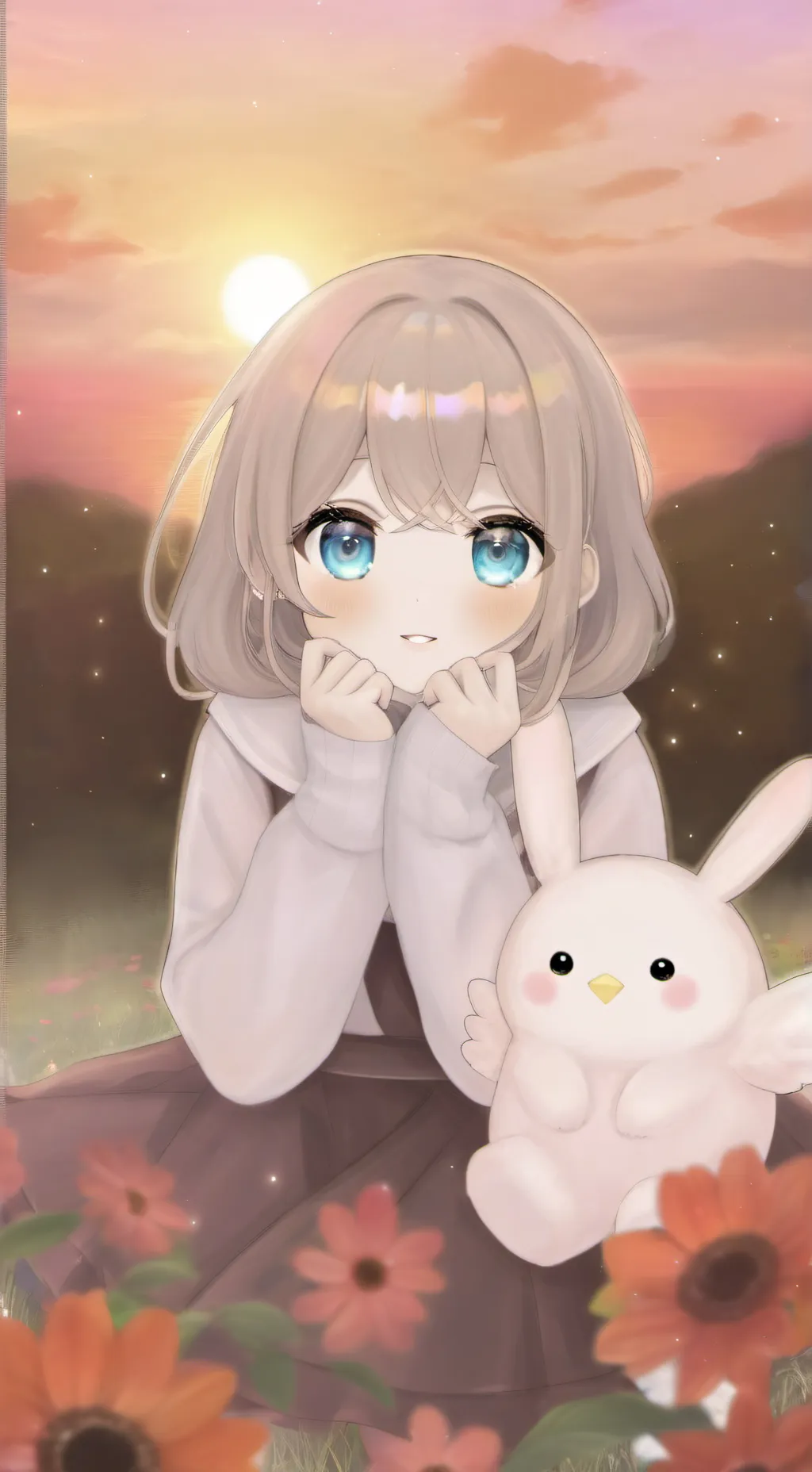 ai character: melody fandom vday background