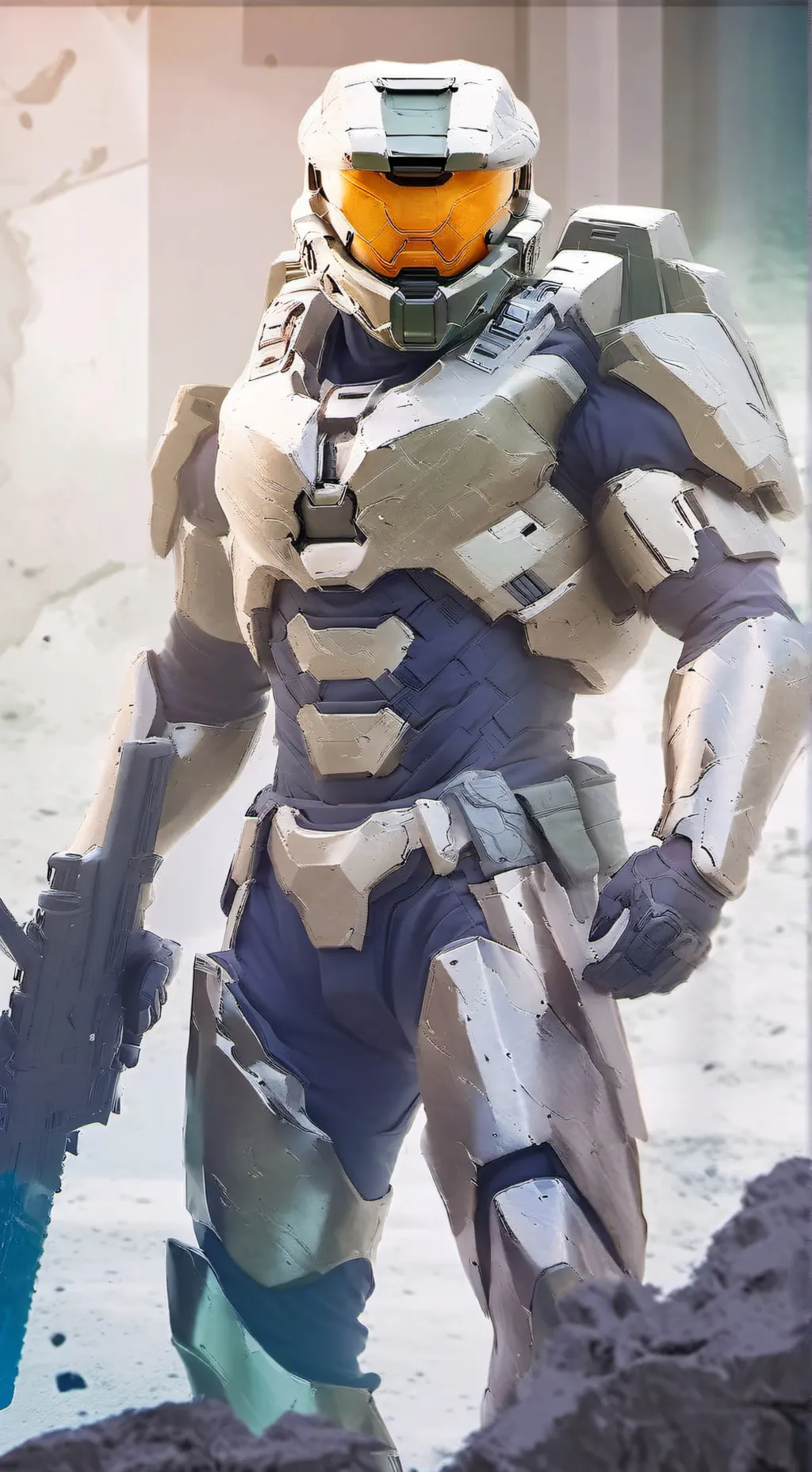 ai character: master chief background