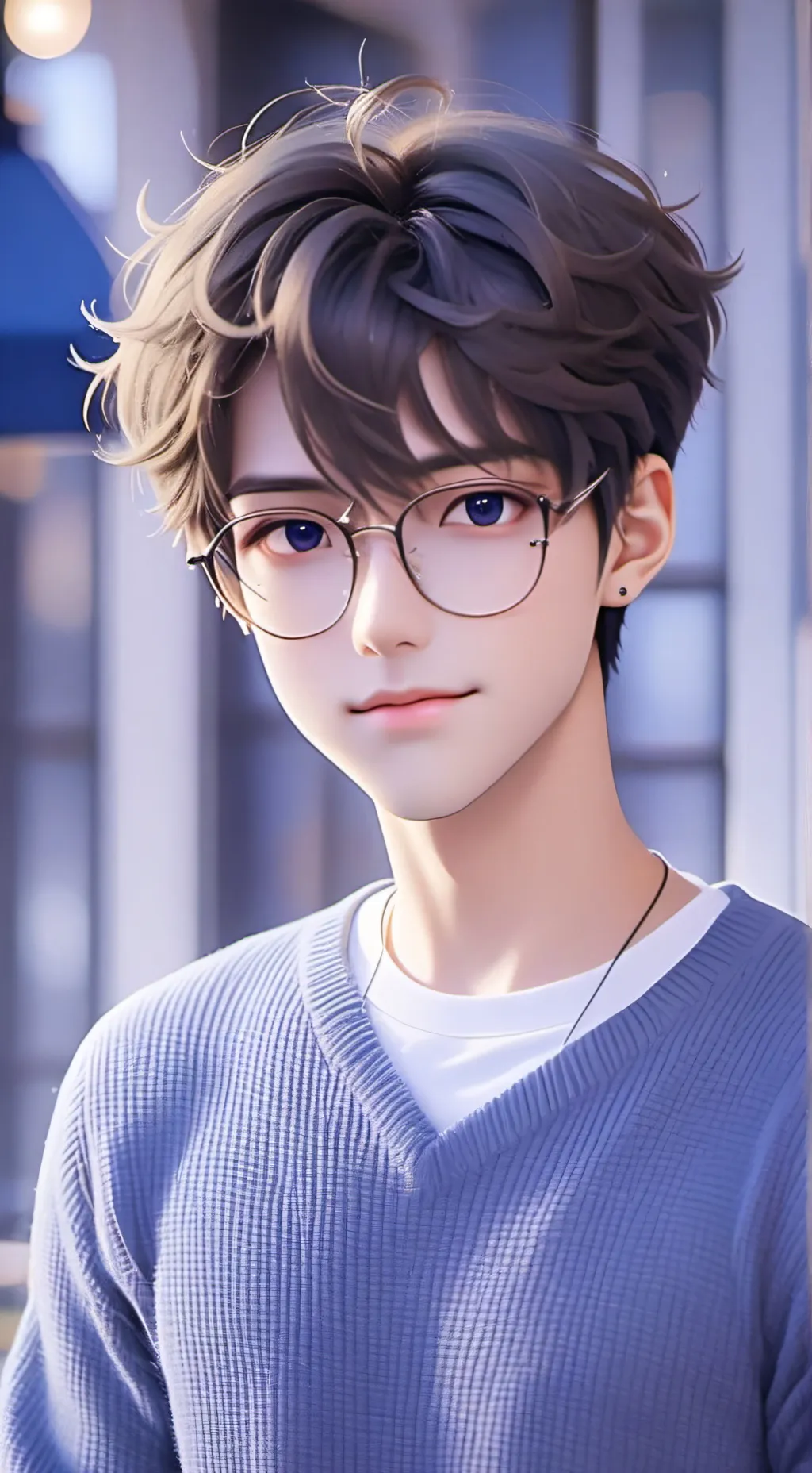 ai character: ALEX 💞💕 background