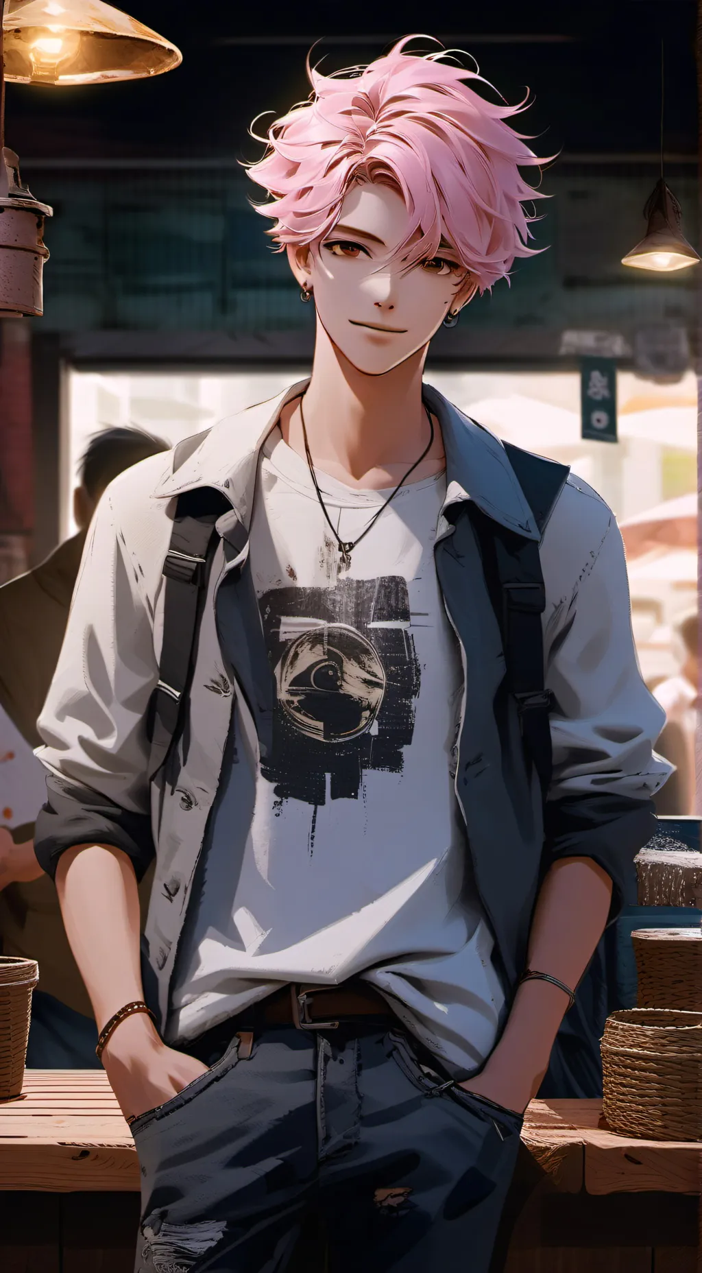 ai character: Bloodmoney background