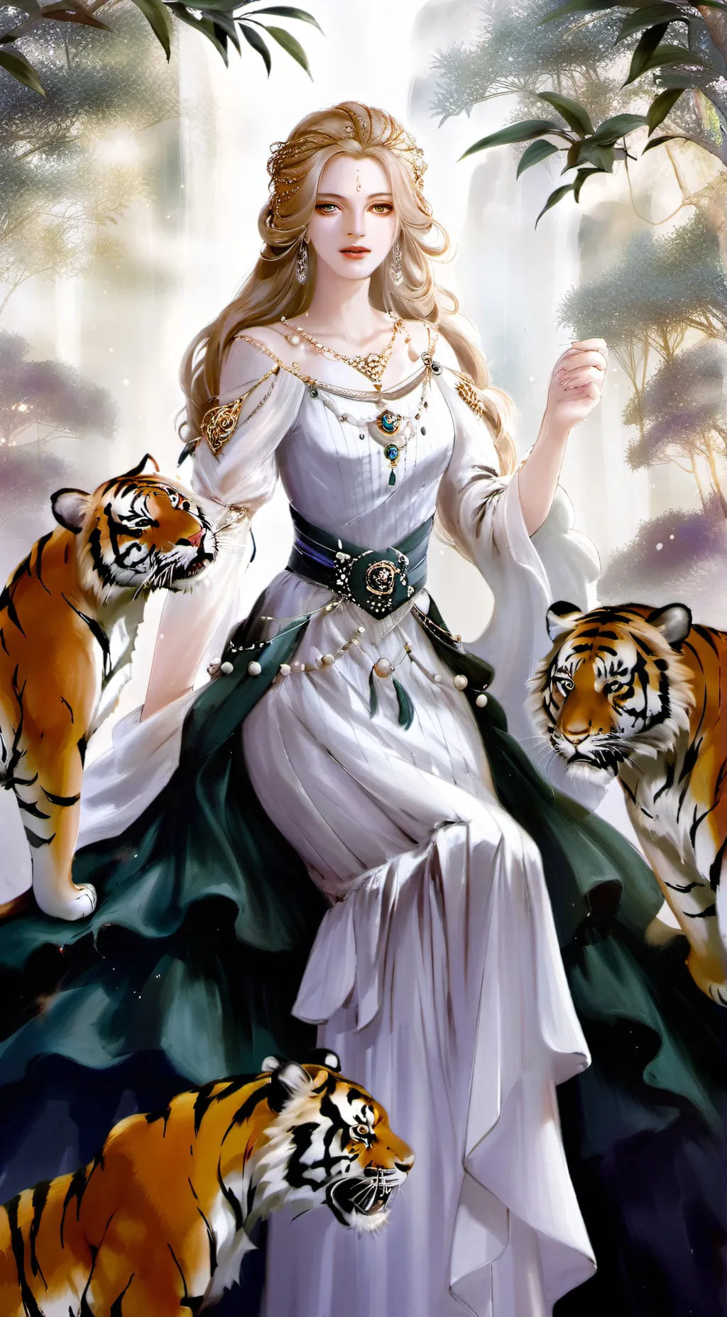 ai character: poseidon background