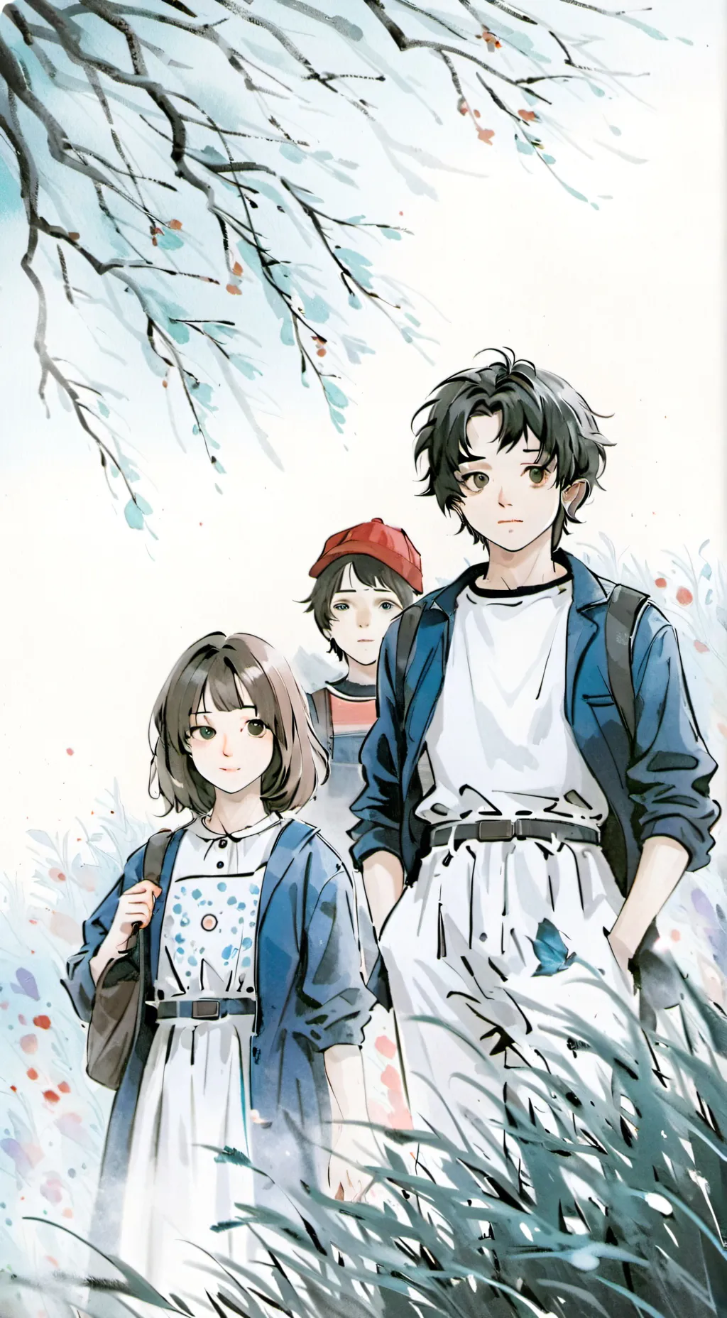 ai character: Stranger things  background