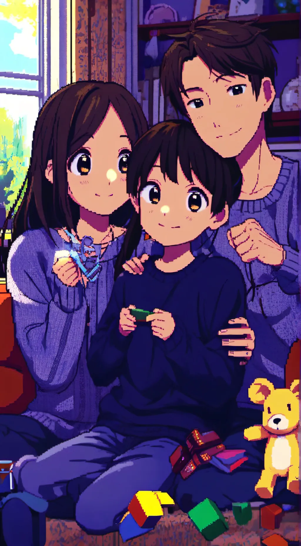 ai character: famille incroyable background