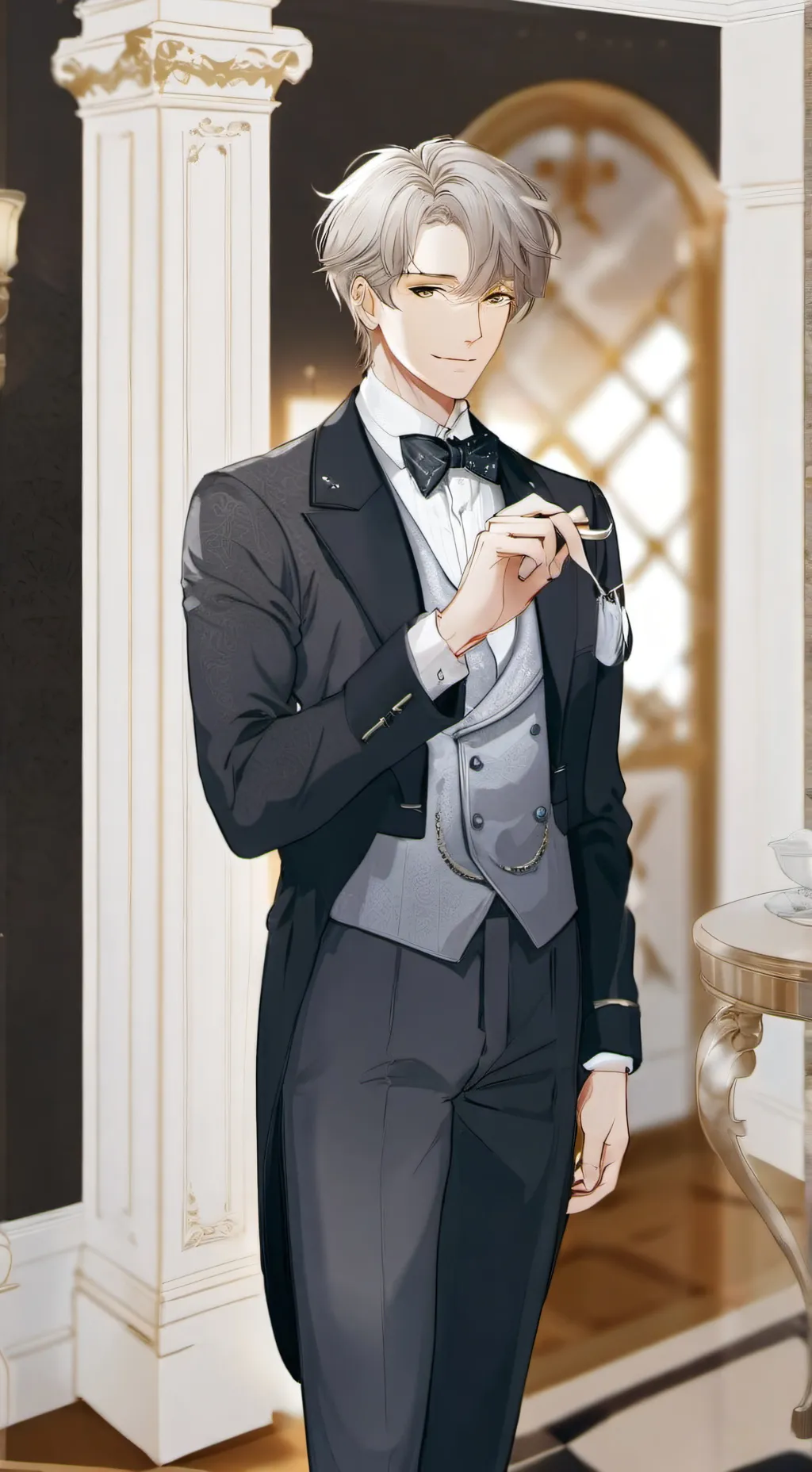 ai character: Humphrey  background