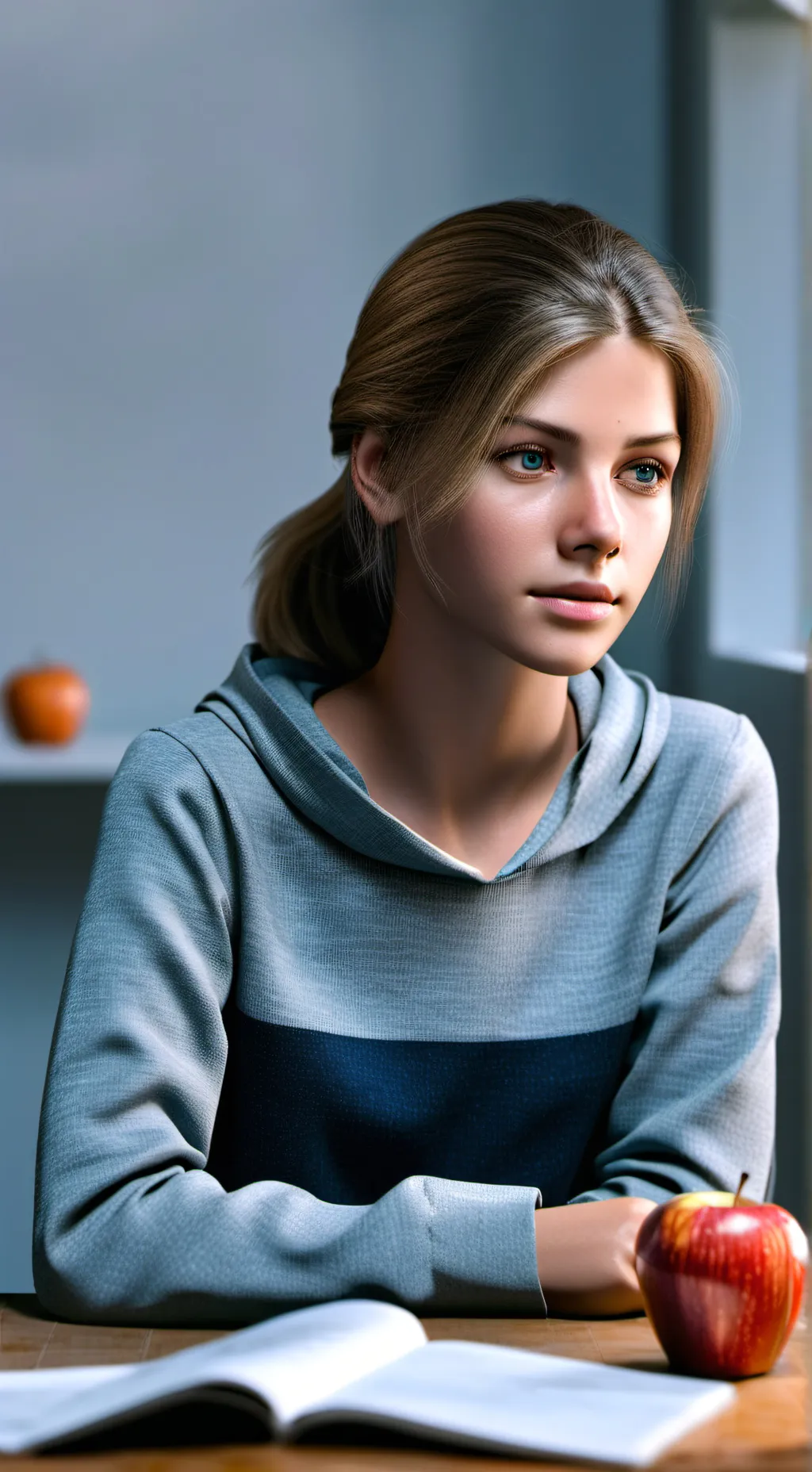 ai character: Ксюша  background