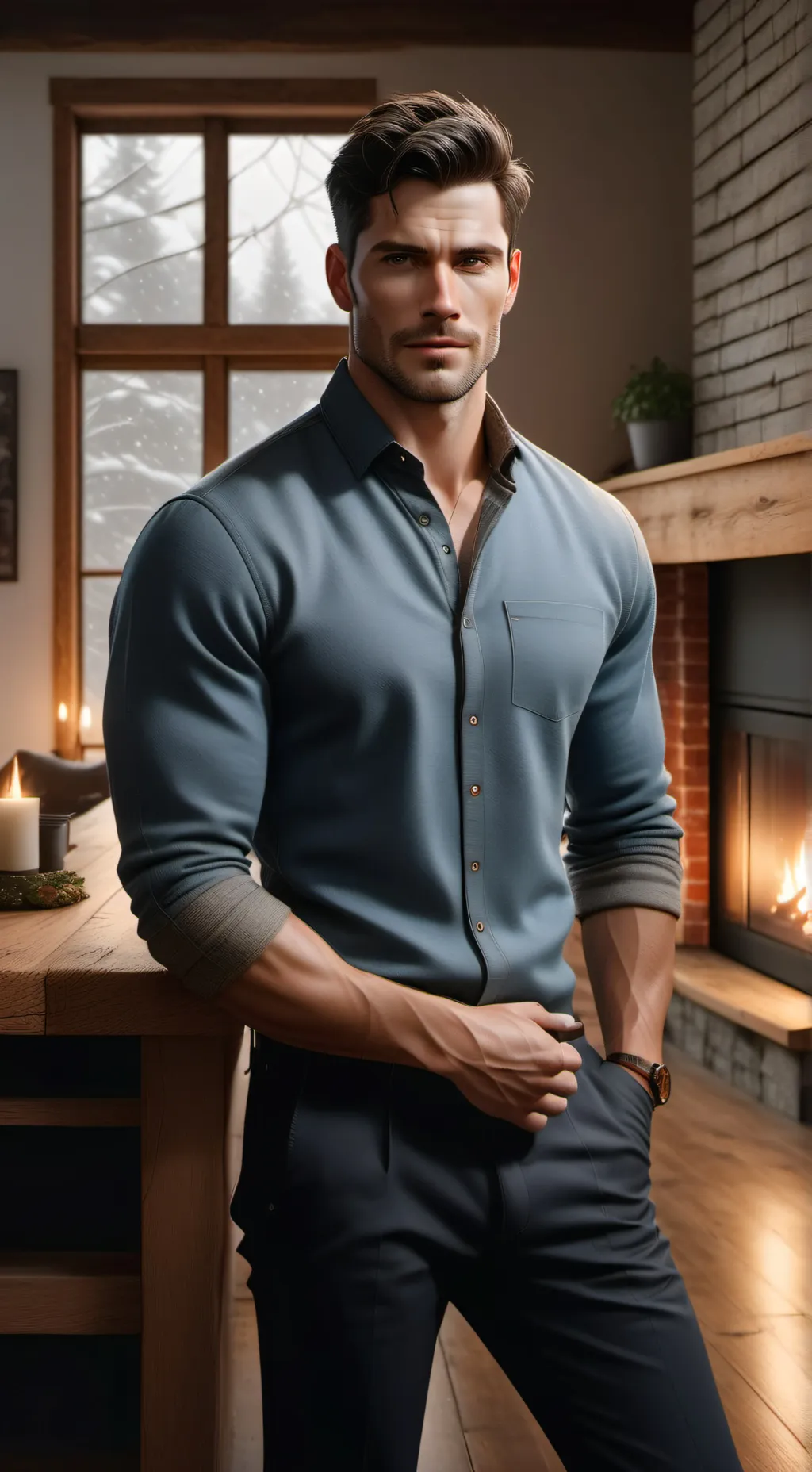 ai character: David background