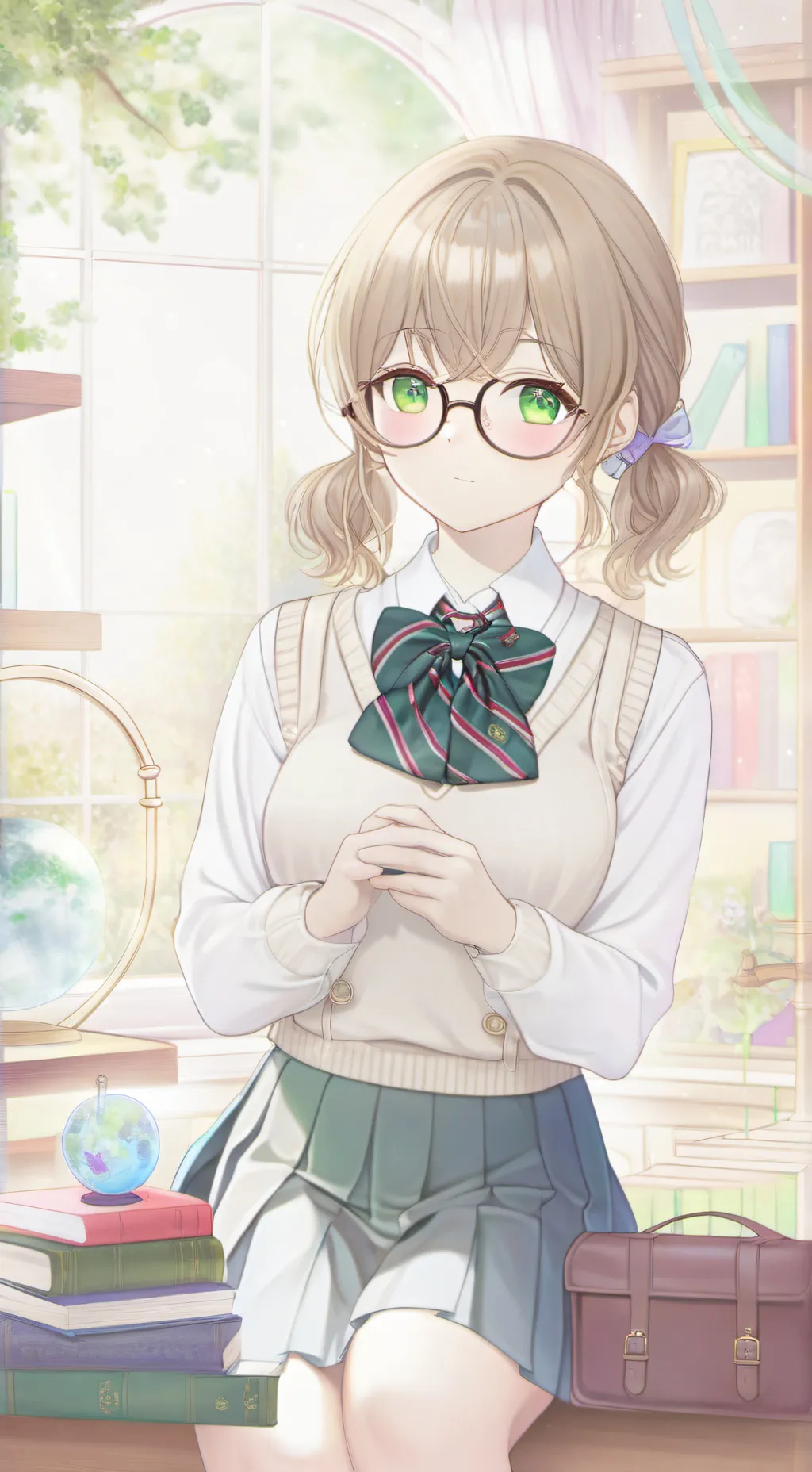 ai character: emily background