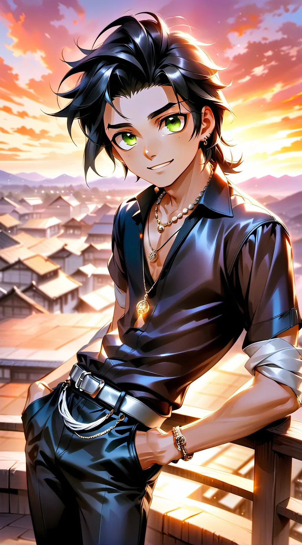 ai character: Xavier  background