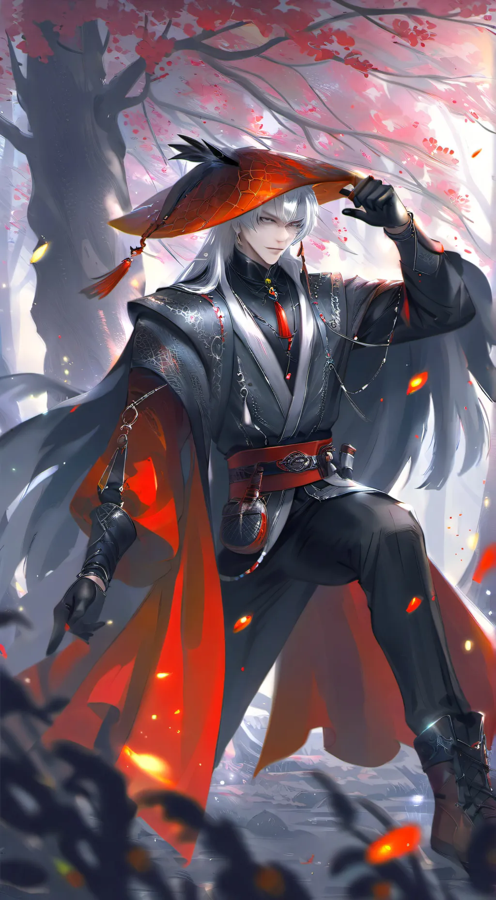 ai character: Blaze the hunter background