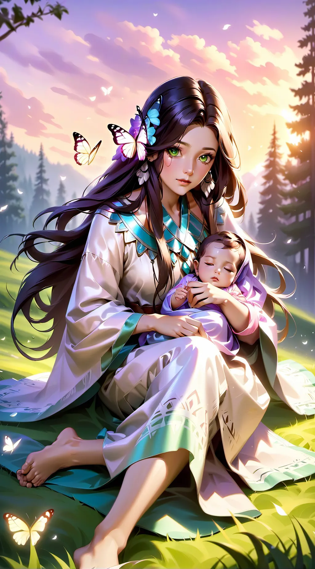 ai character: Barbarian Katsuki  background