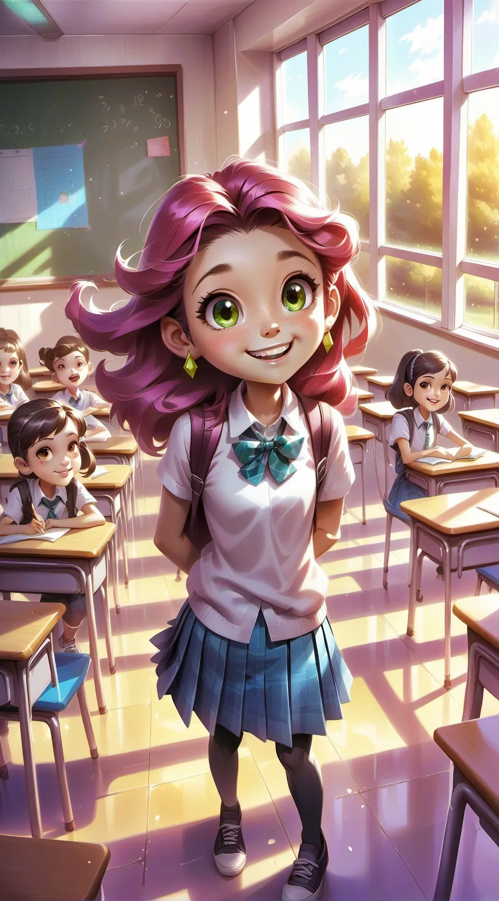 ai character: asha background