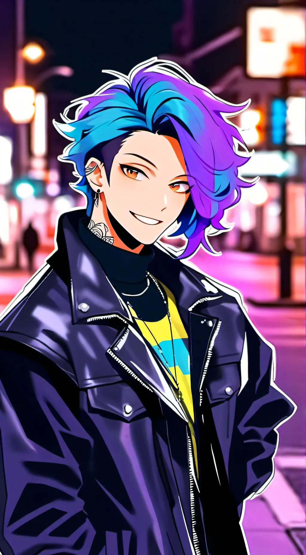 ai character: leo background