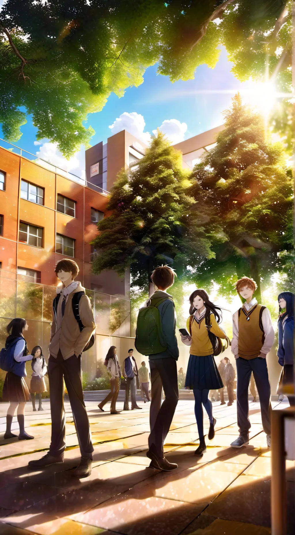 ai character: Tu escula  background