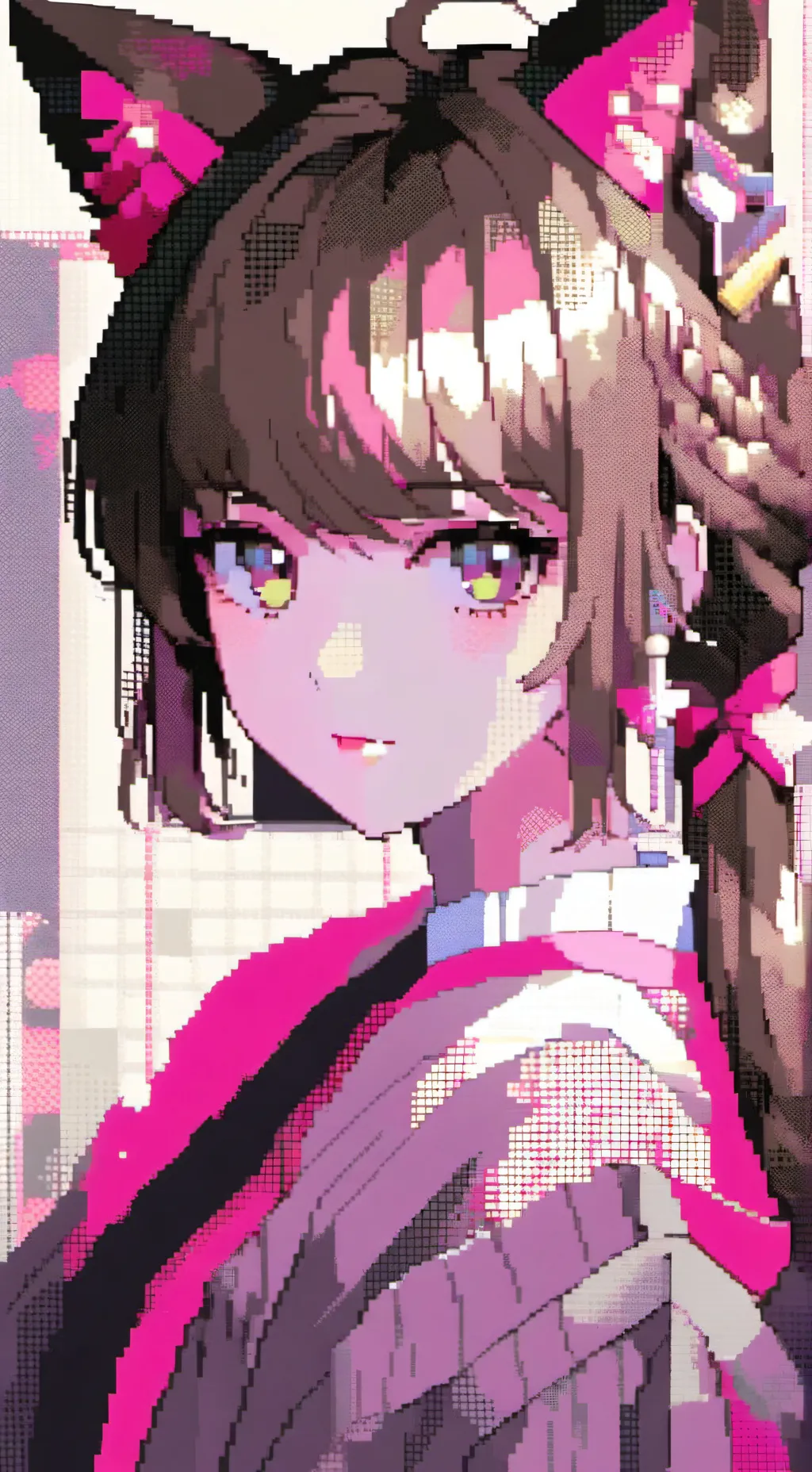 ai character: Asja but an cat 2! background