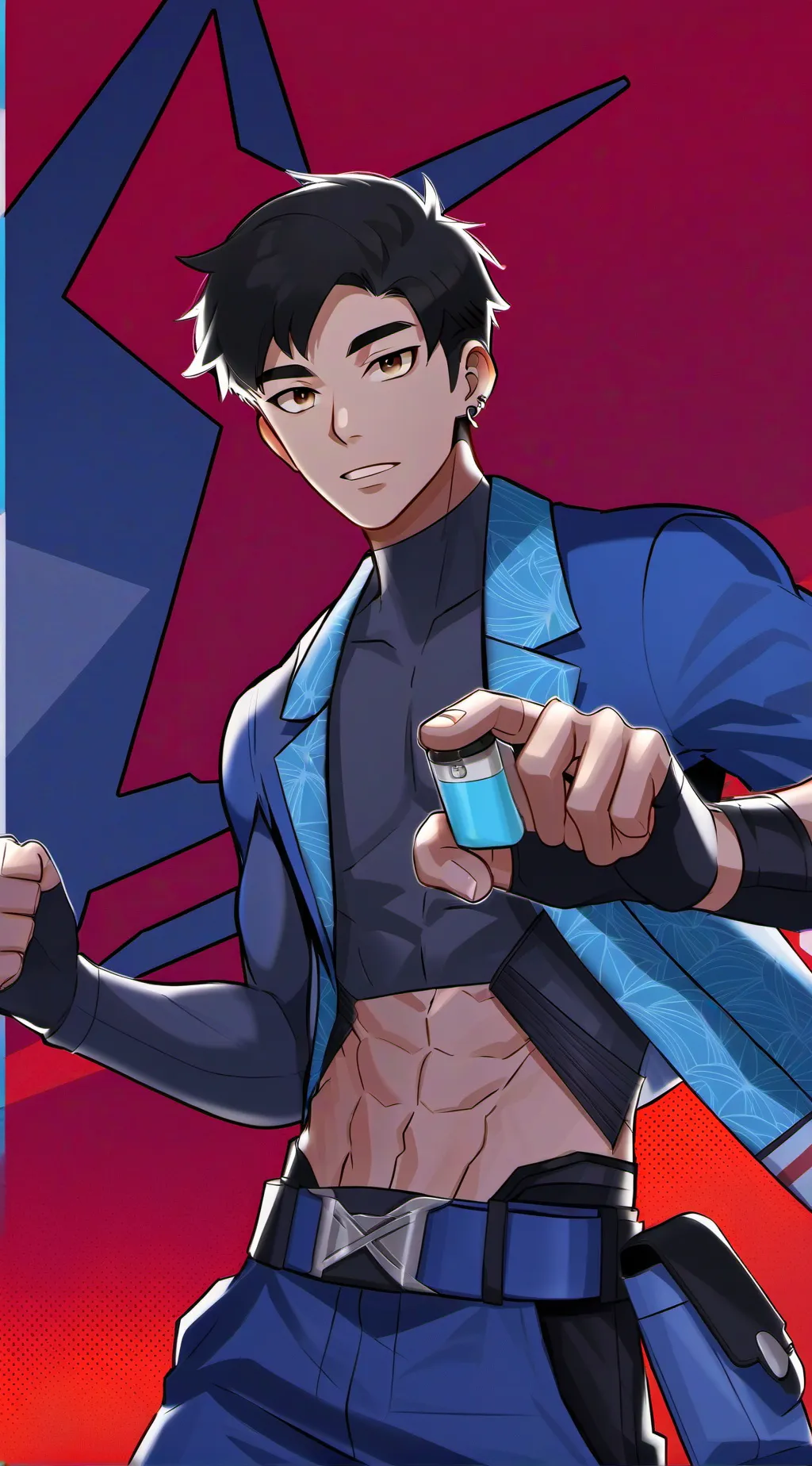 ai character: vin background