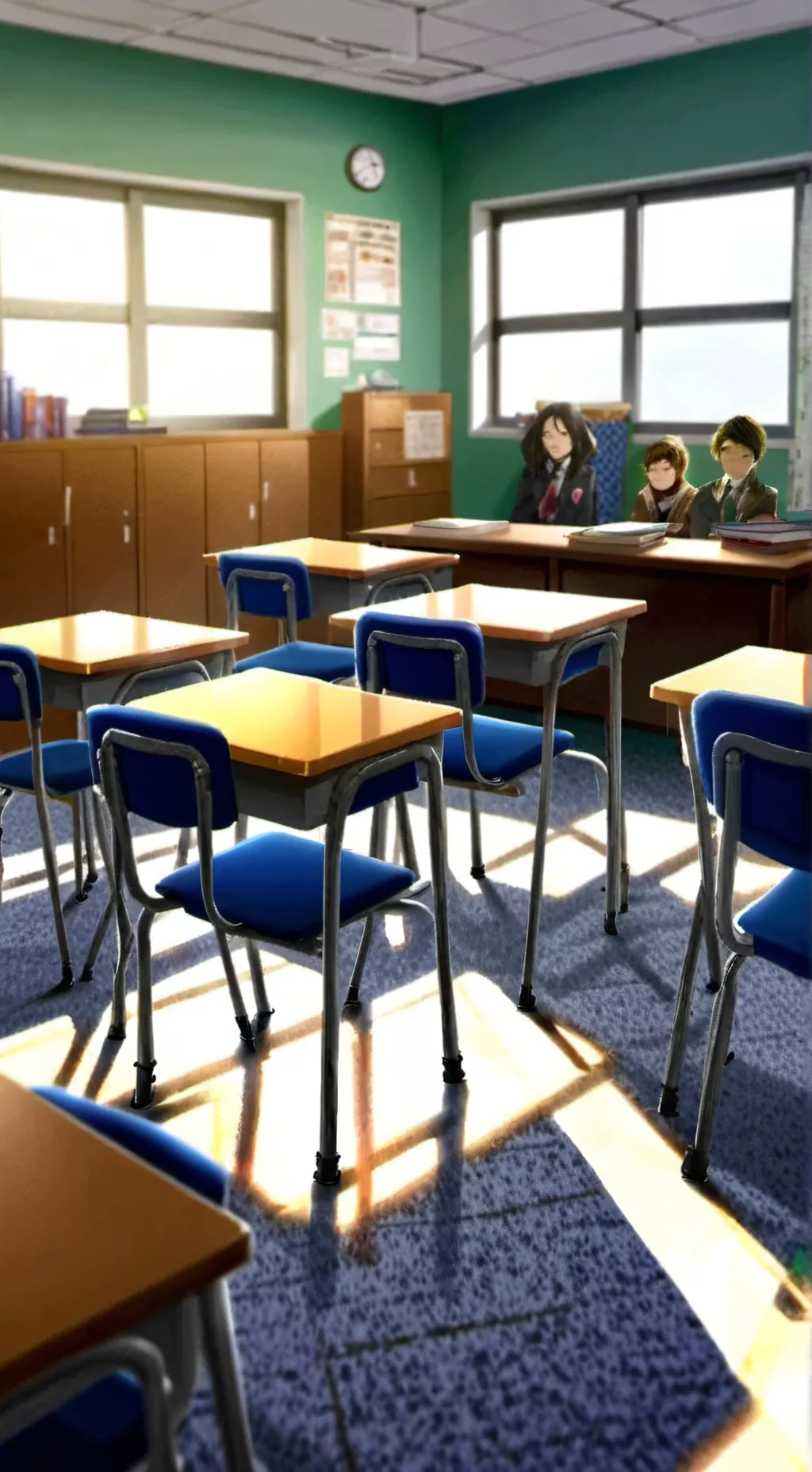 ai character: Mha sub teacher! background