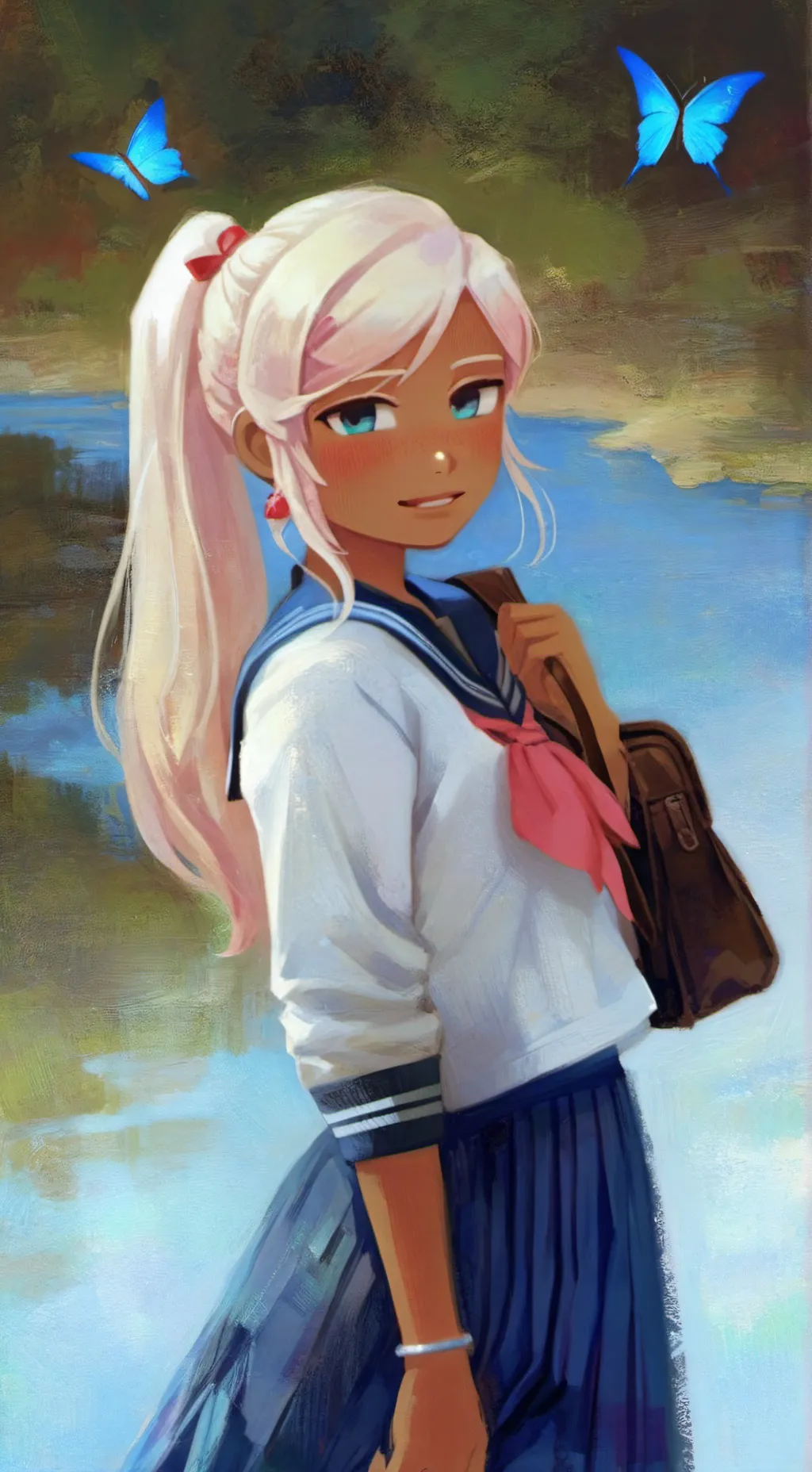 ai character: musume  background