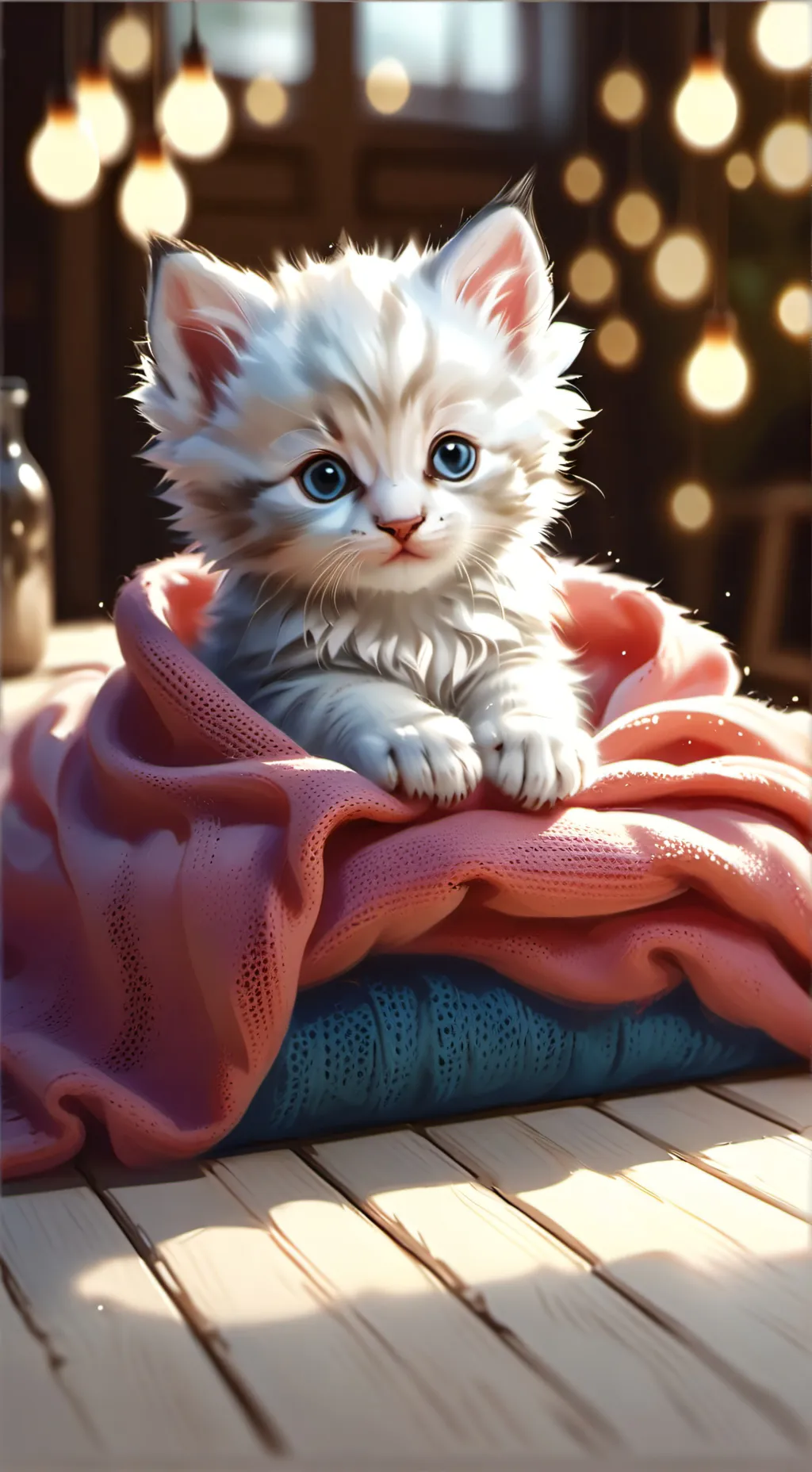 ai character: a rondom cat background