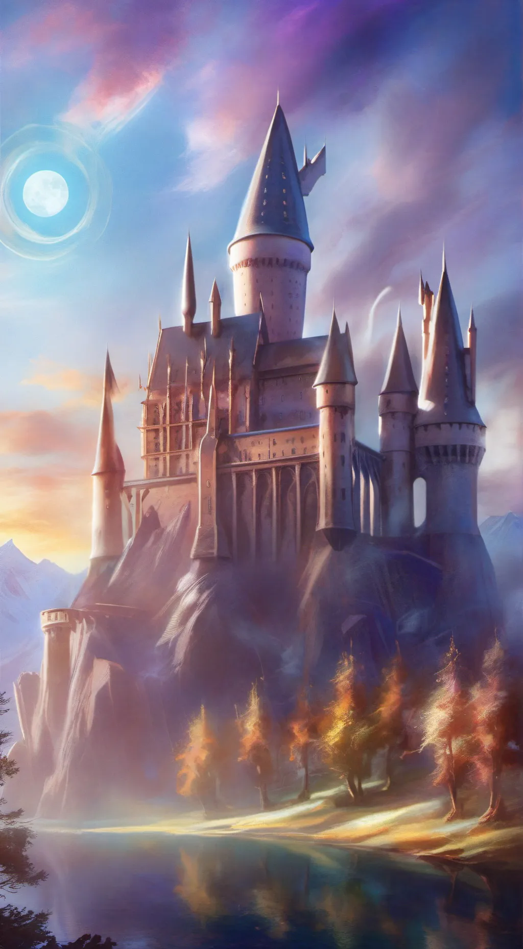 ai character: Hogwarts background