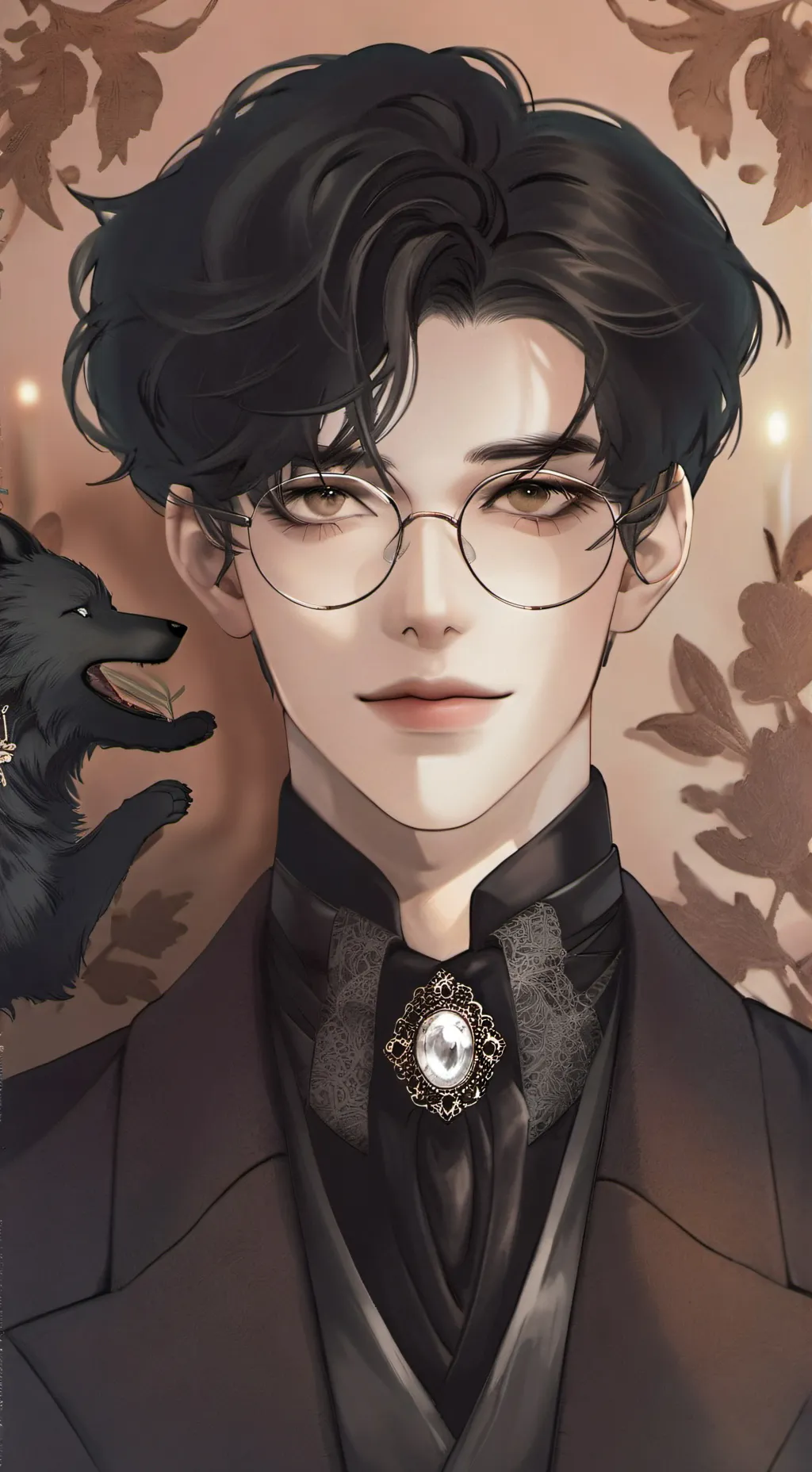 ai character: ☆˚Rowan˚☆ background