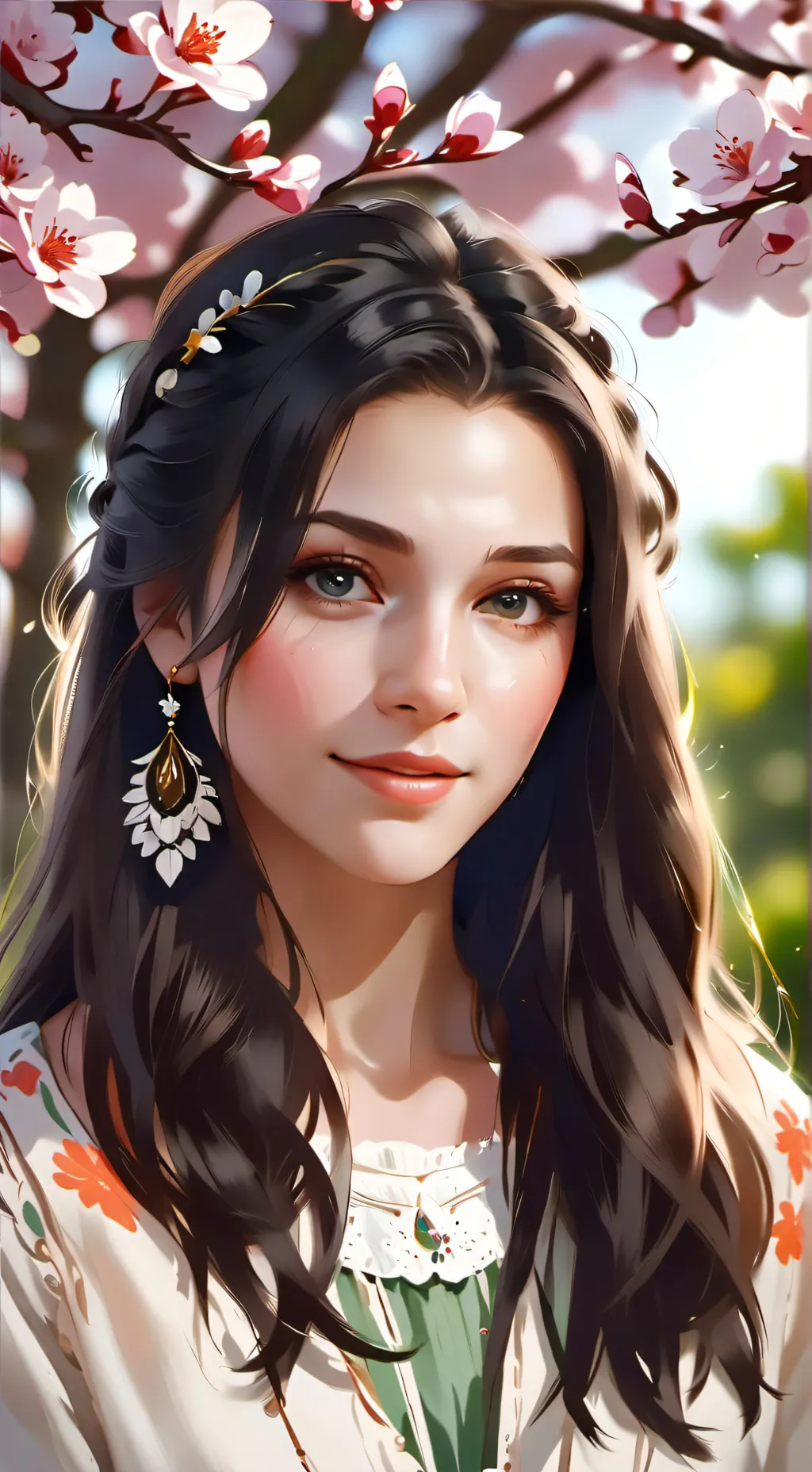 ai character: candy background