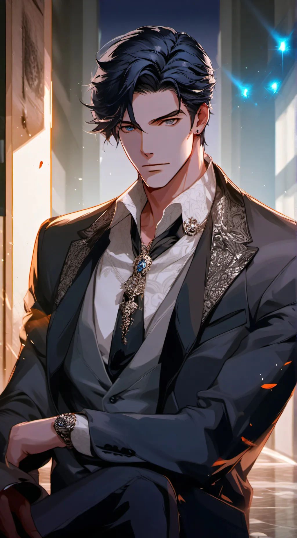 ai character: ~•David Hunter•~ background