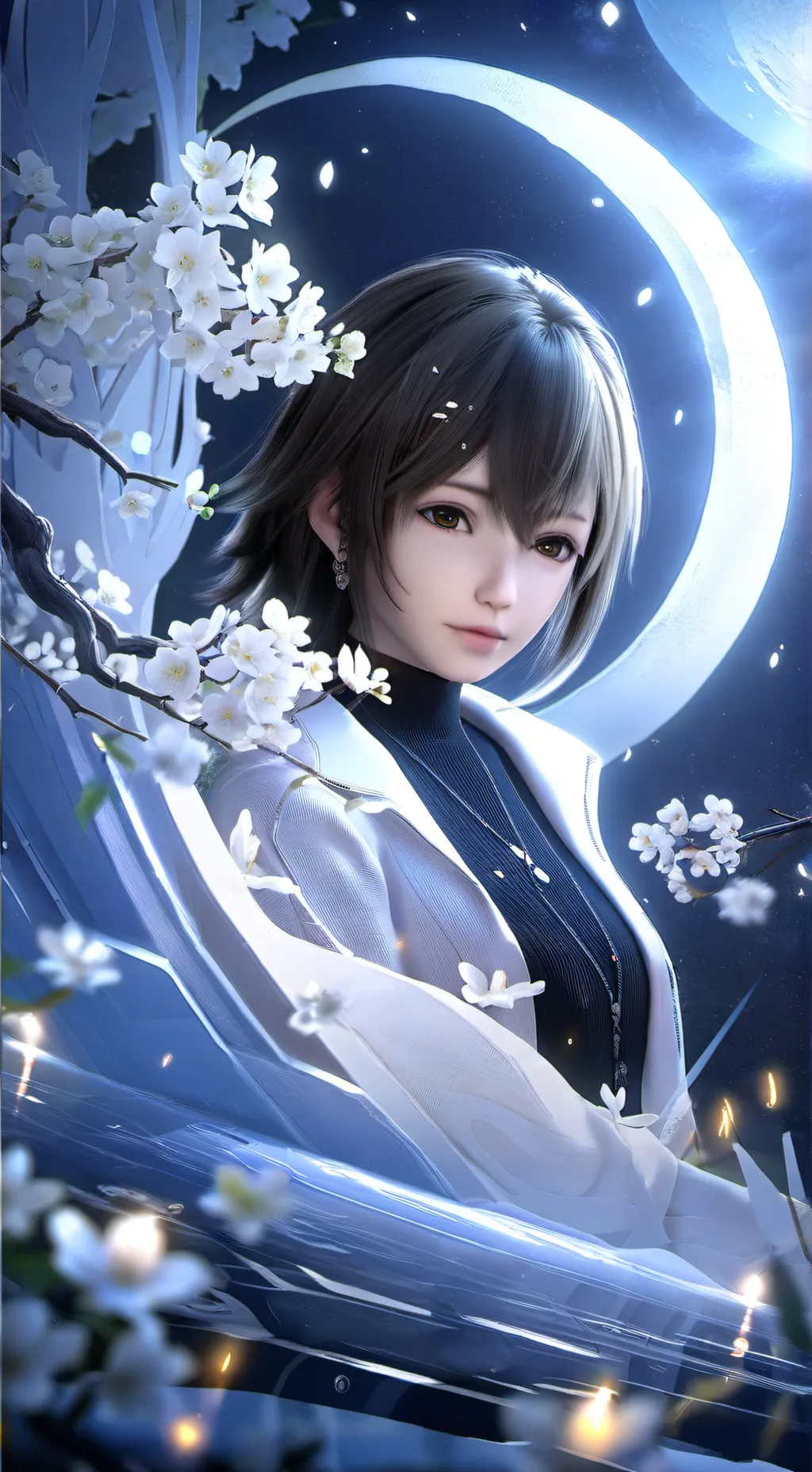 ai character: Luna background