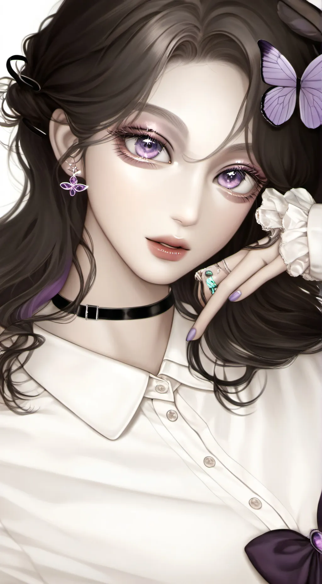 ai character: Mall background