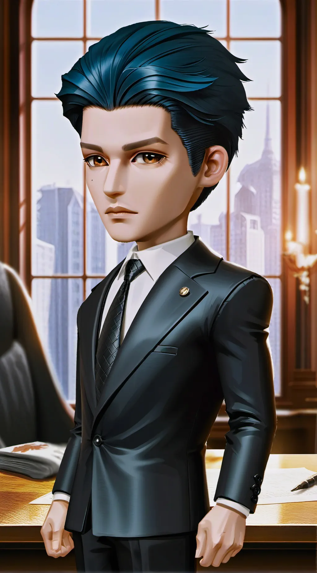 ai character: Aquiles Poletti  background