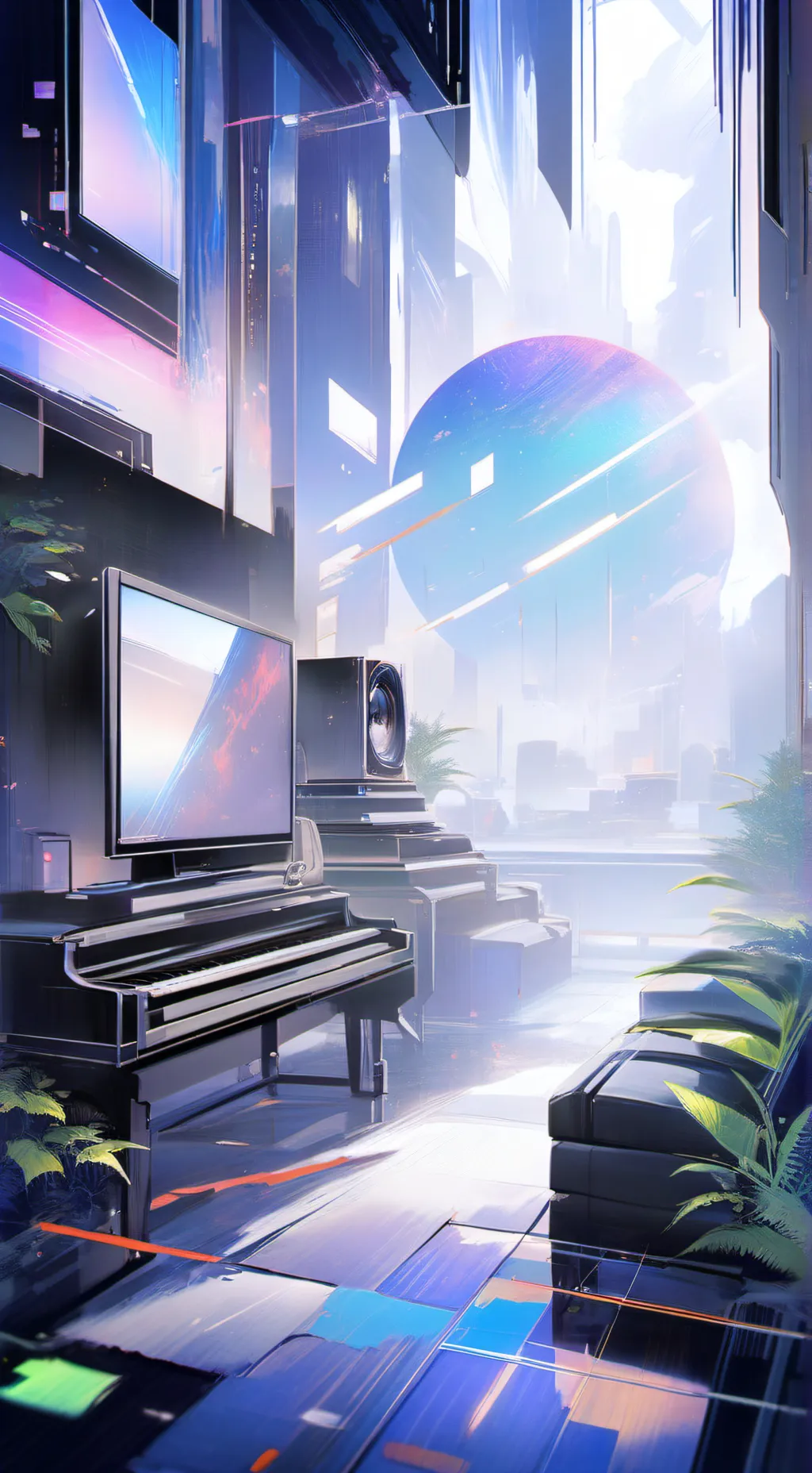 ai character: Broken Reality background