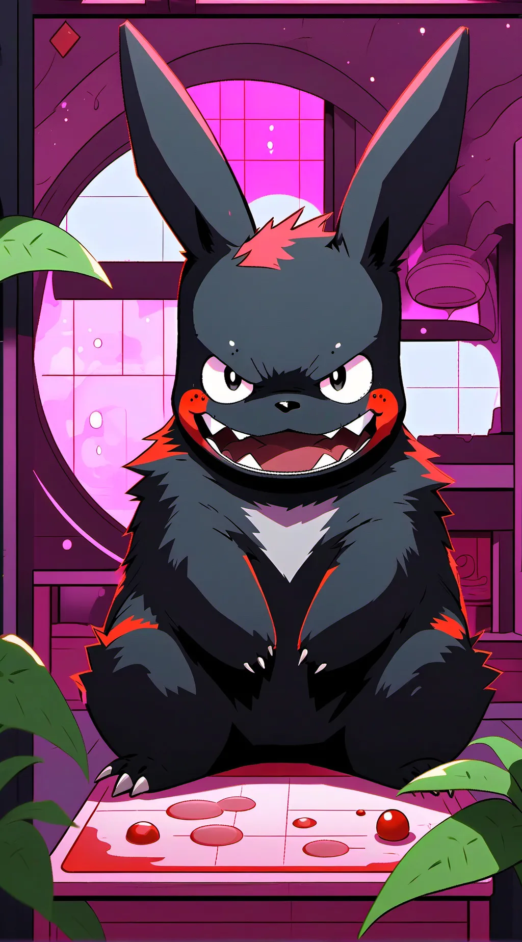 ai character: YOU. START. AGAIN background