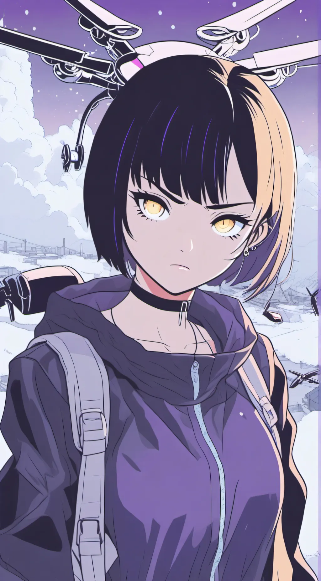 ai character: uzi background