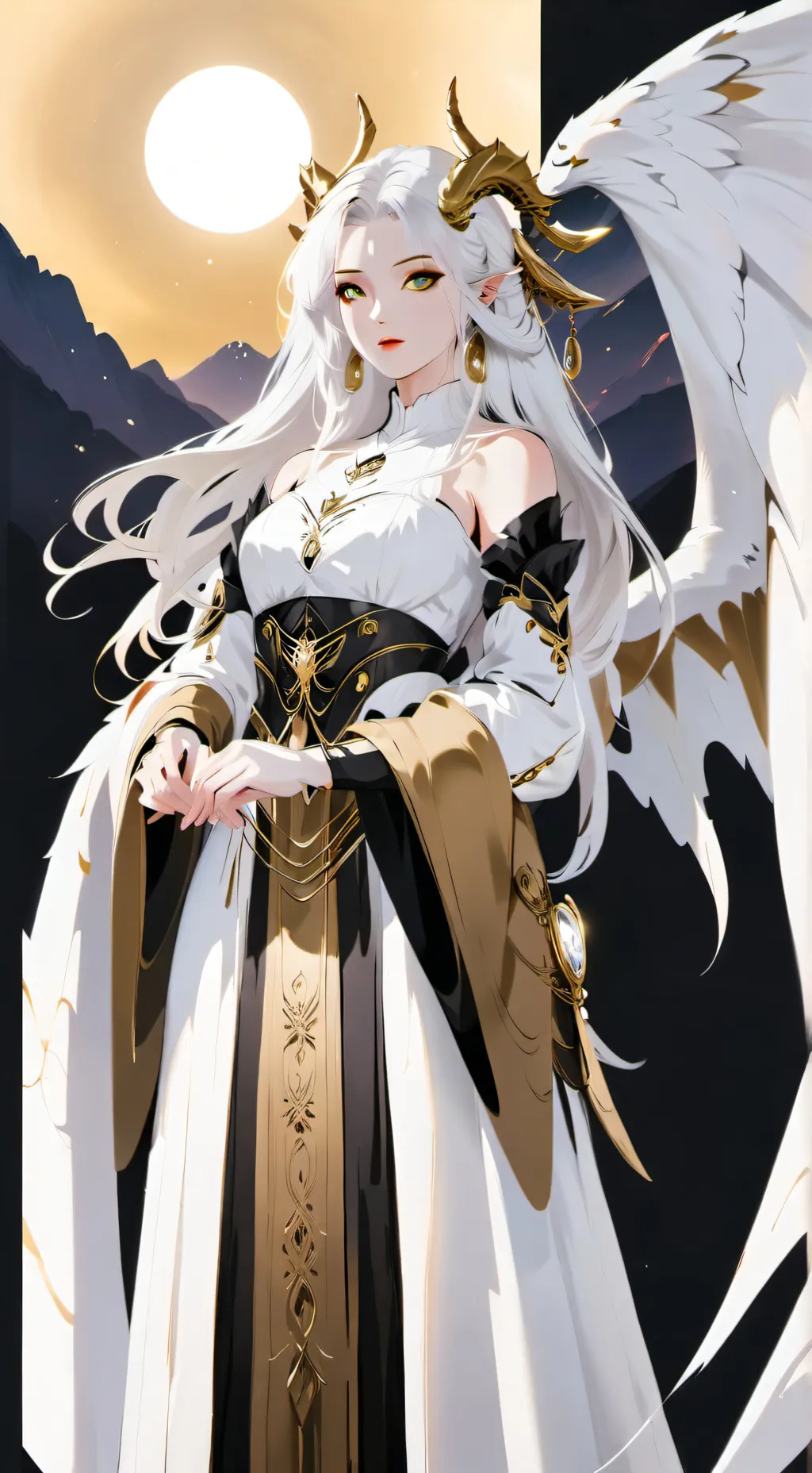 ai character: • Guardian Angel • background