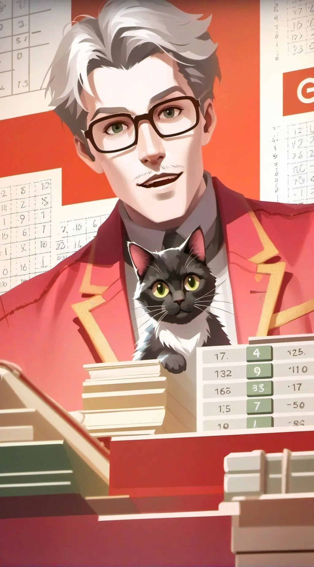 ai character: Proffy Divido background